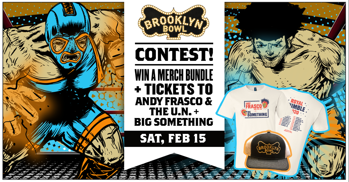 More Info for CONTEST! Win a Merch Bundle + Tickets to Andy Frasco & The U.N. + Big Something