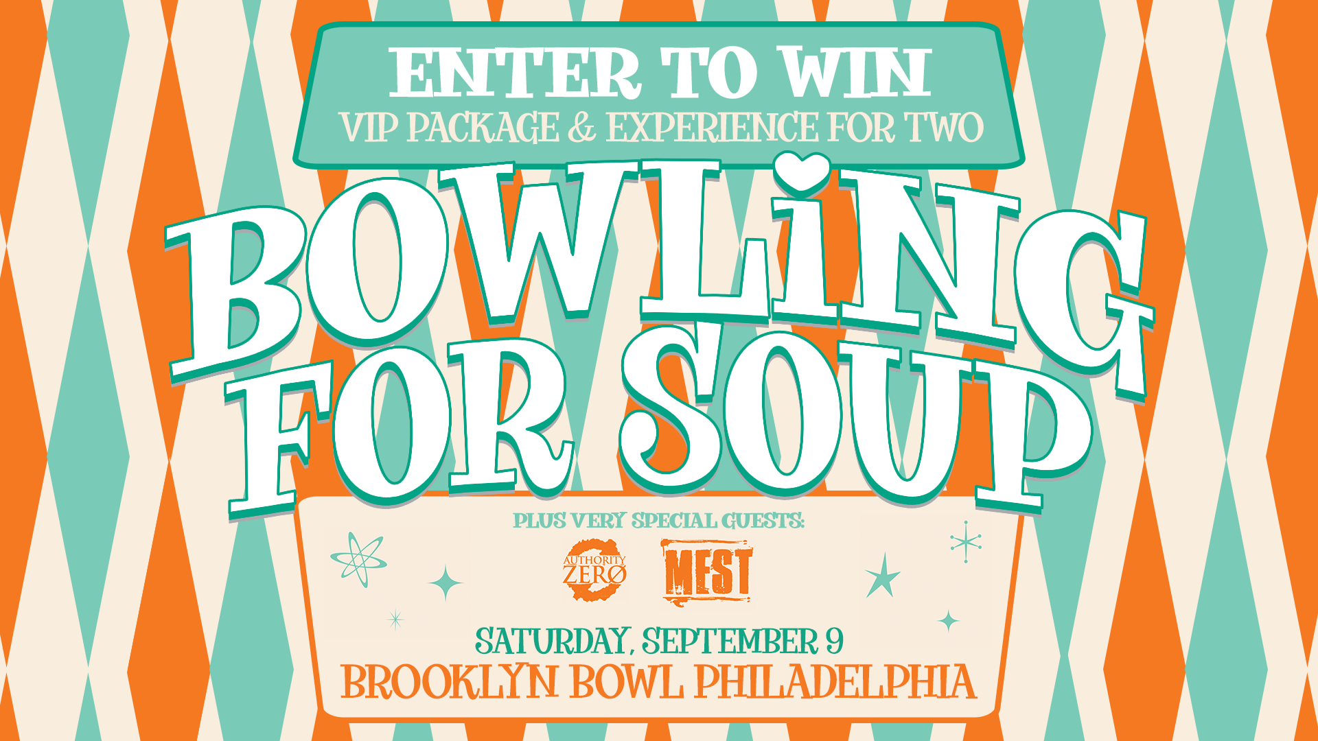 More Info for CONTEST! Win A VIP Experience for Bowling For Soup at Brooklyn Bowl Philly!