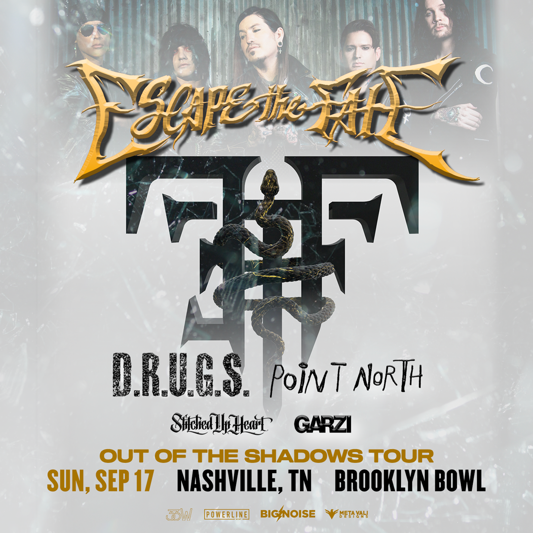 Escape the Fate - Out Of The Shadows Tour