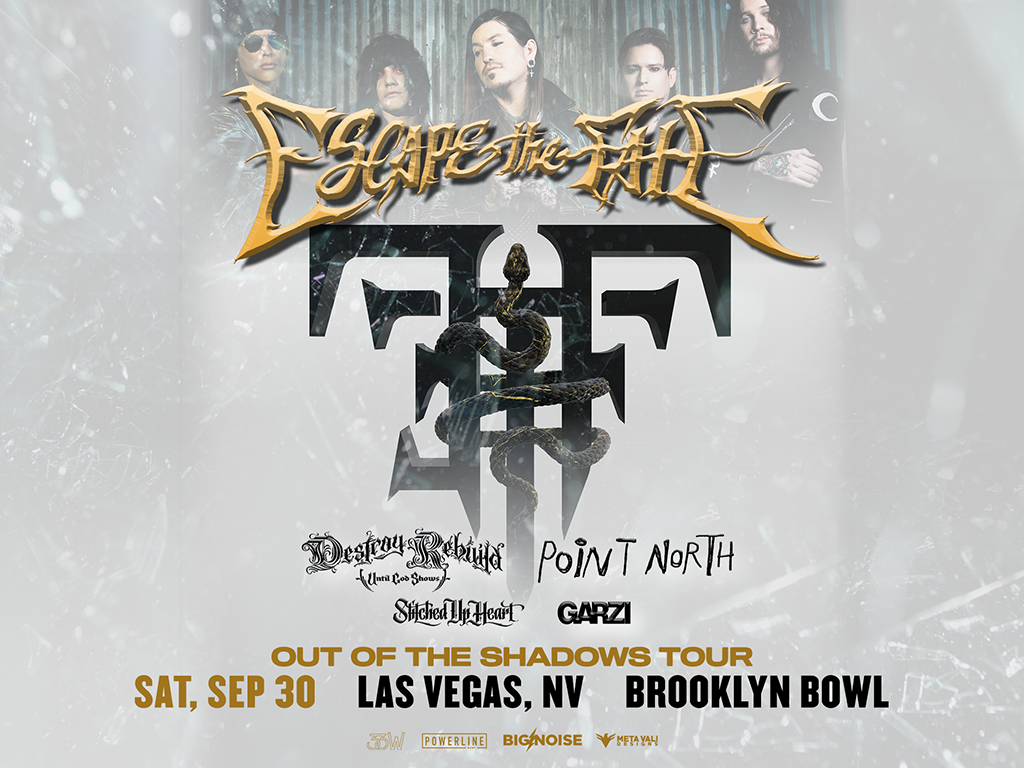 Escape the Fate - Out Of The Shadows Tour