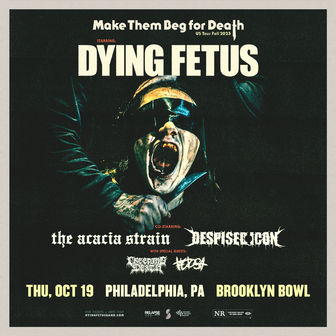 Dying Fetus Brooklyn Bowl