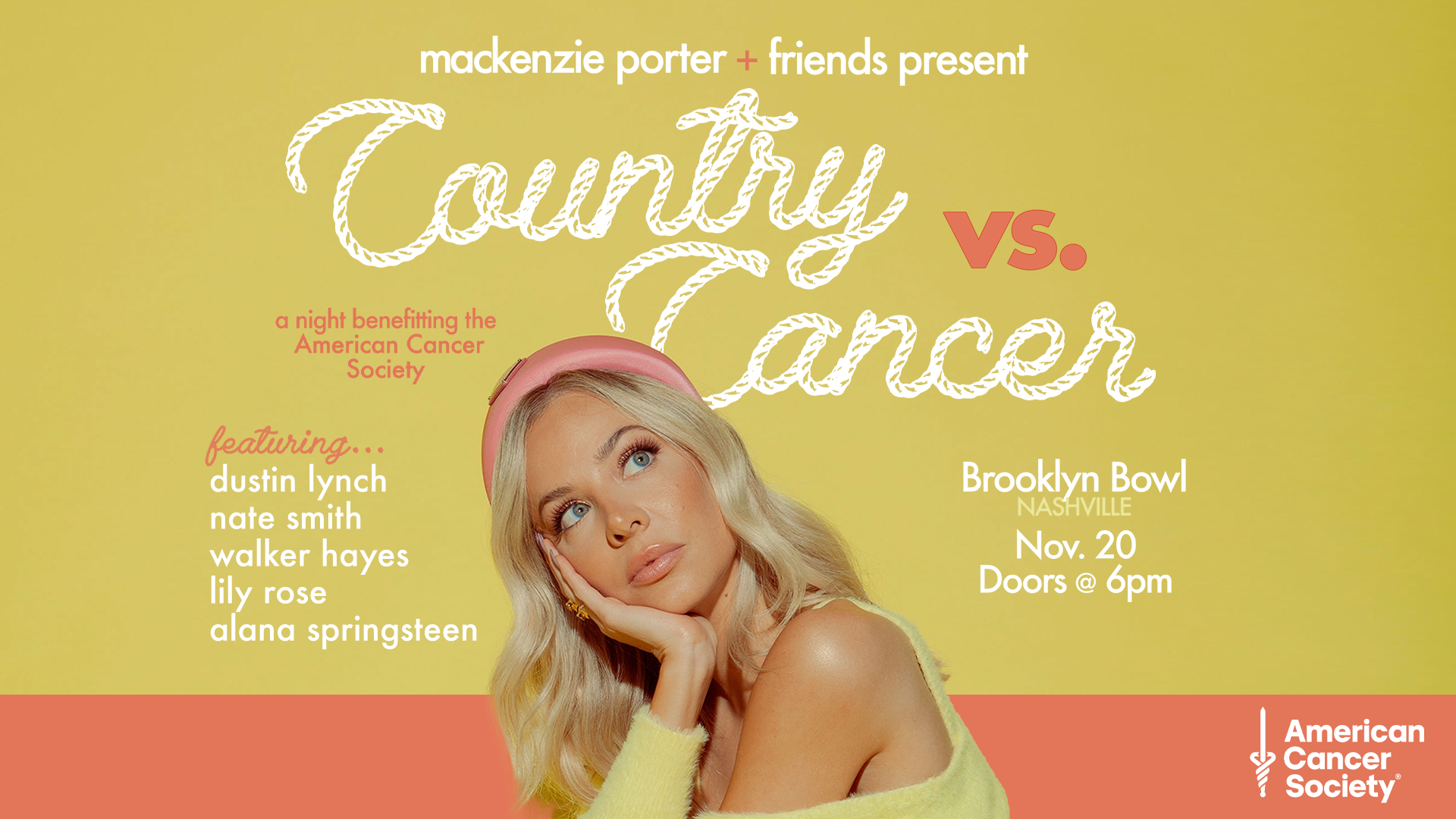Country vs. Cancer - MacKenzie Porter & Friends