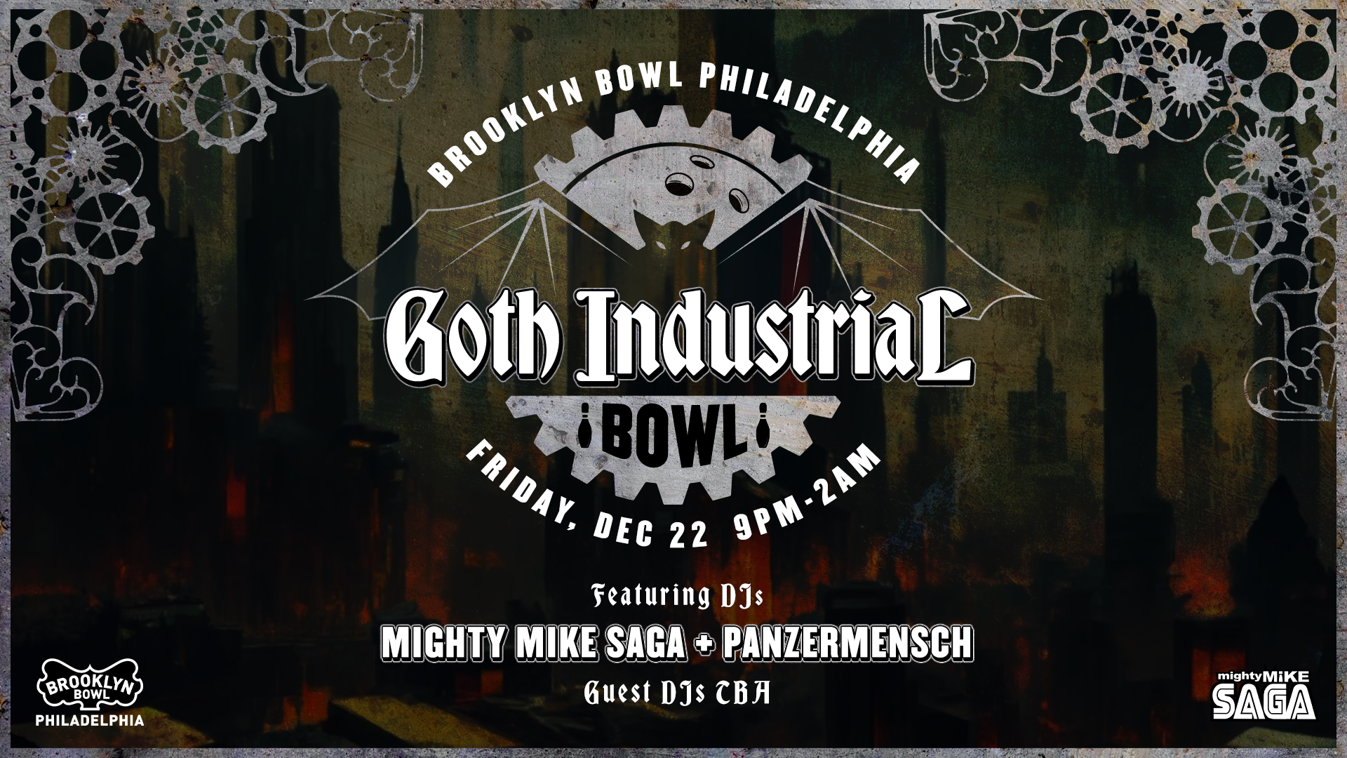 Goth Industrial Bowl Ft. Mighty Mike Saga & Panzermensch