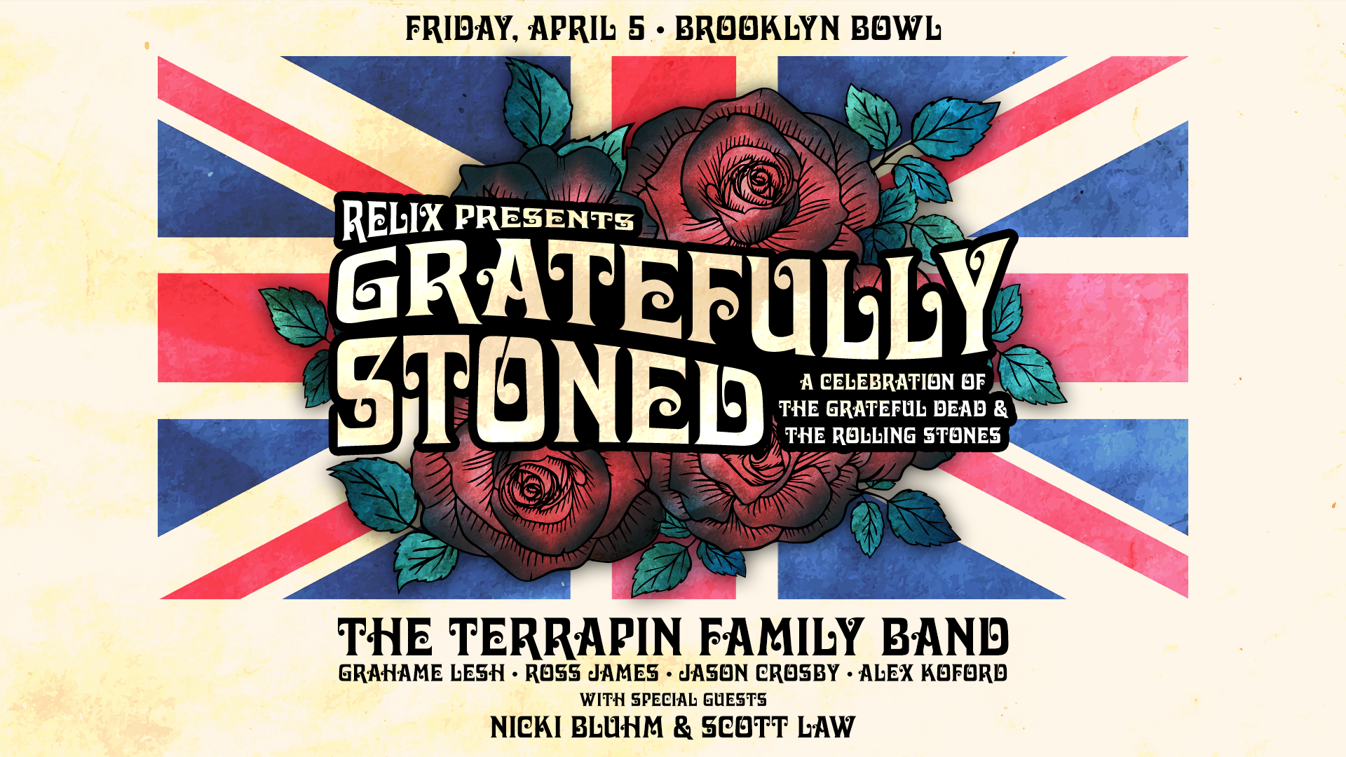 Gratefully Stoned: The Terrapin Family Band ft. Grahame Lesh, Ross James, Jason Crosby & Alex Koford