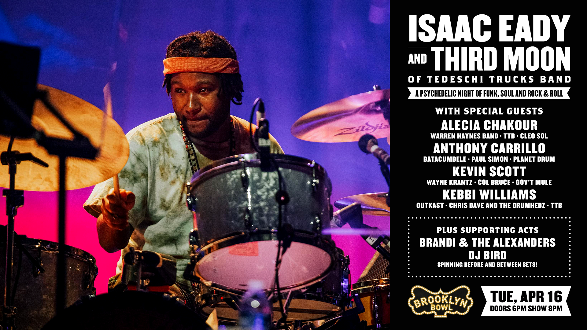 More Info for Isaac Eady and Third Moon (of Tedeschi Trucks Band)