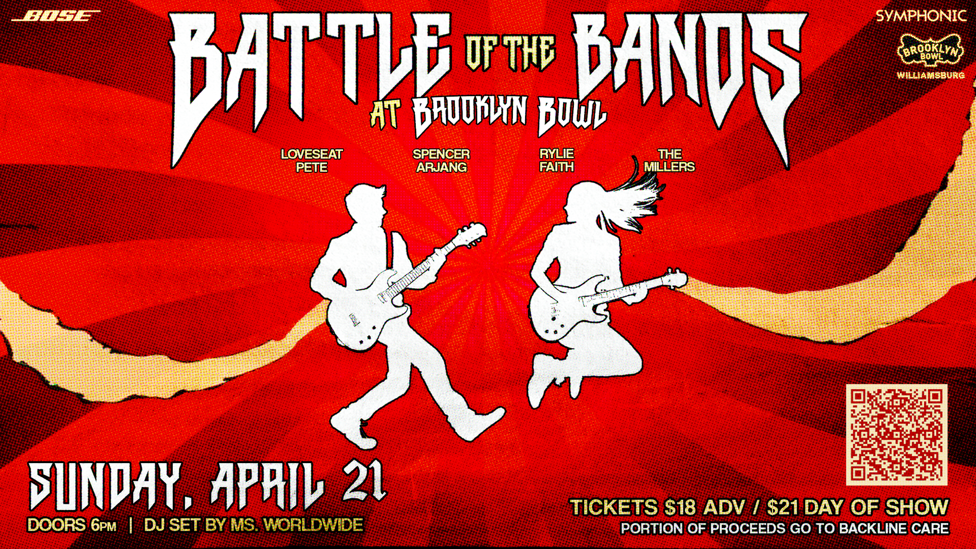 More Info for BATTLE OF THE BANDS FEAT. LOVESEAT PETE, SPENCER ARJANG, RYLIE FAITH, THE MILLERS