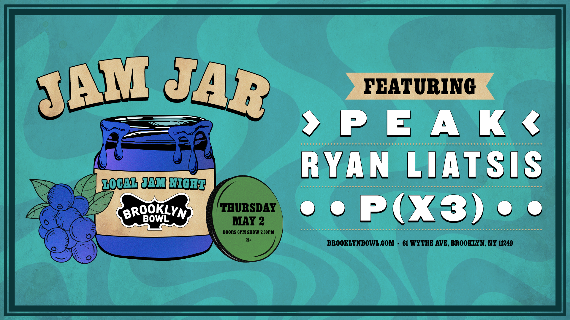 PEAK + Ryan Liatsis + P(x3)