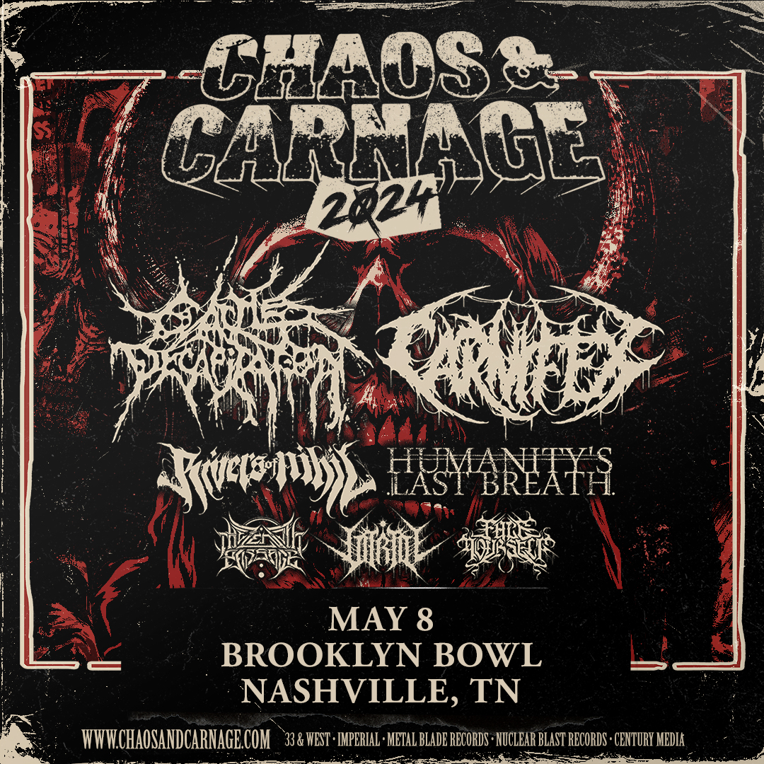 More Info for CHAOS & CARNAGE 2024 w/ CATTLE DECAPITATION, CARNIFEX + SPECIAL GUESTS