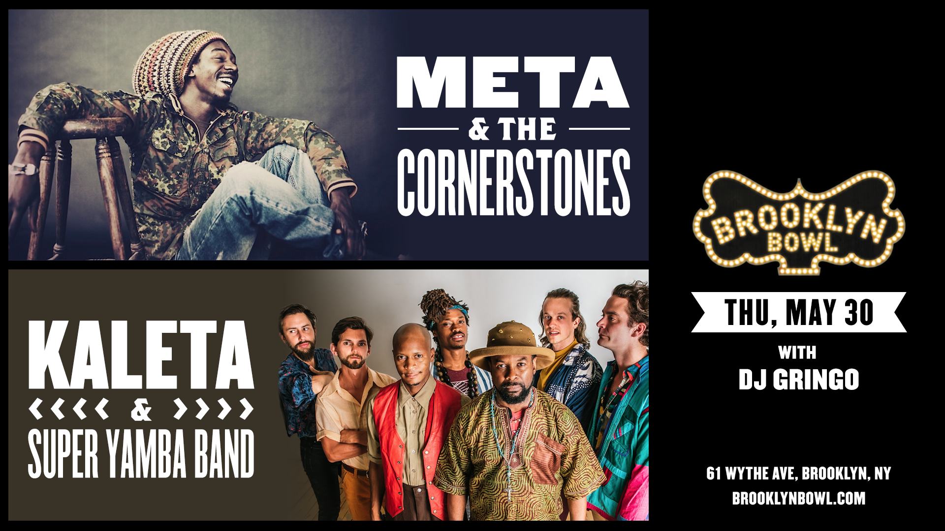Meta & The Cornerstones + Kaleta & Super Yamba Band