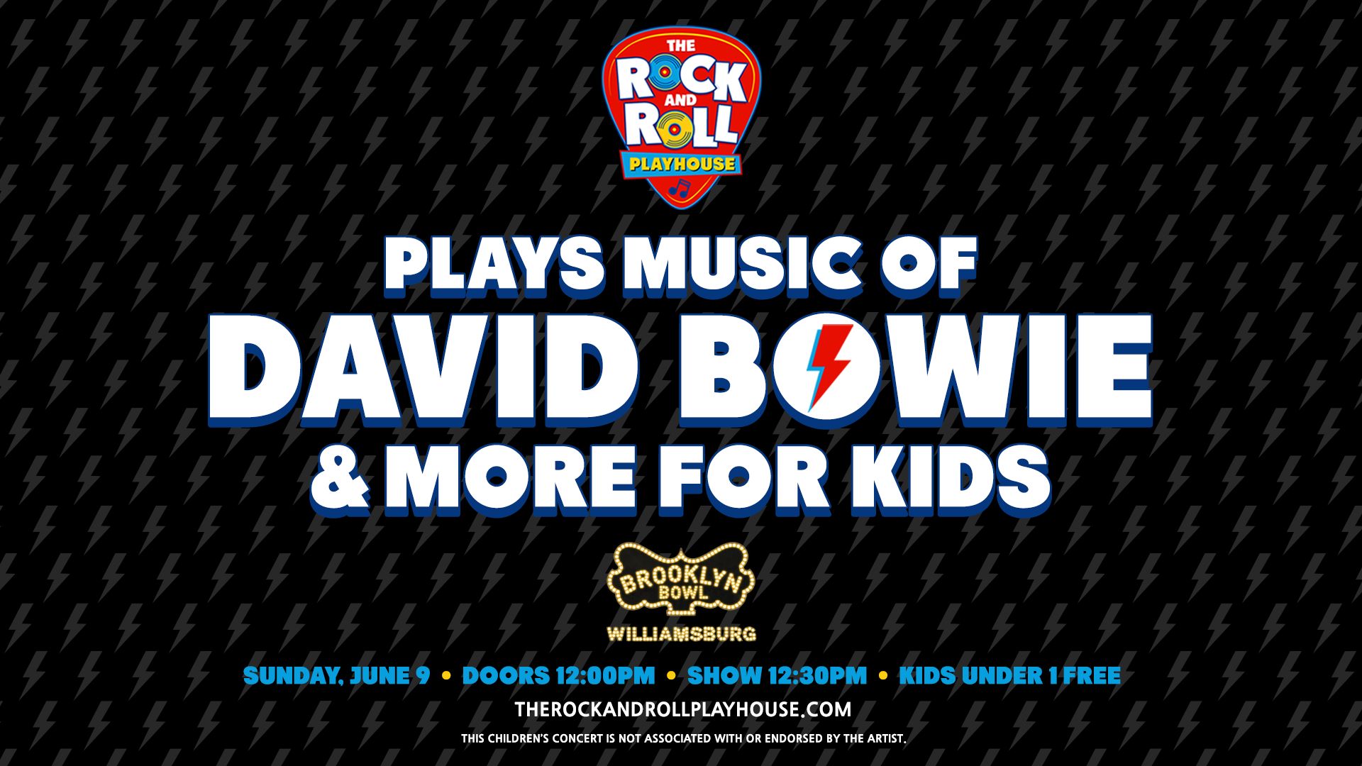 More Info for The Rock and Roll Playhouse plays Music of David Bowie + More for Kids
