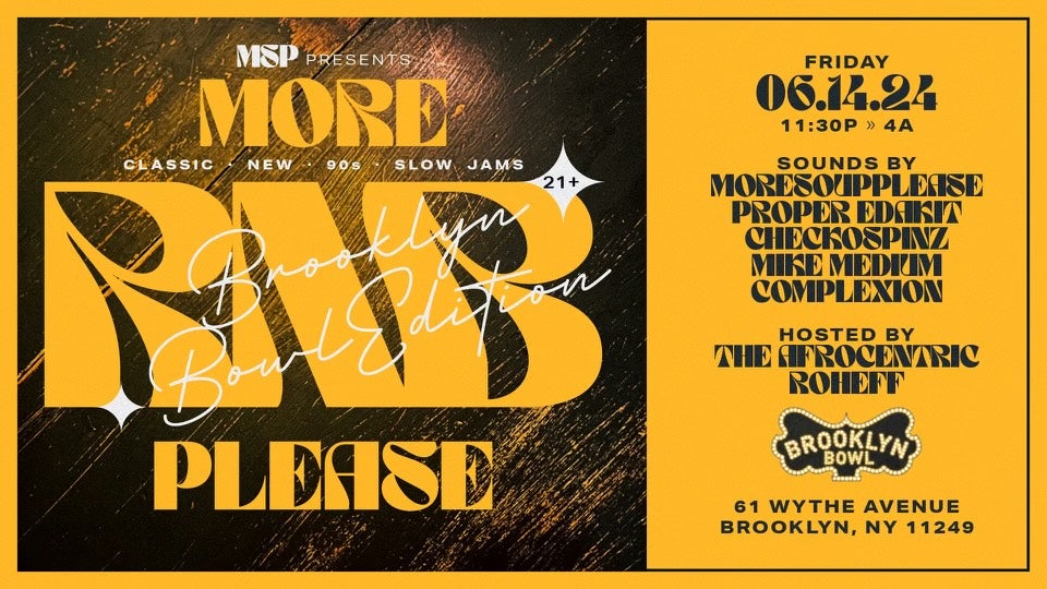 MORERNBPLEASE