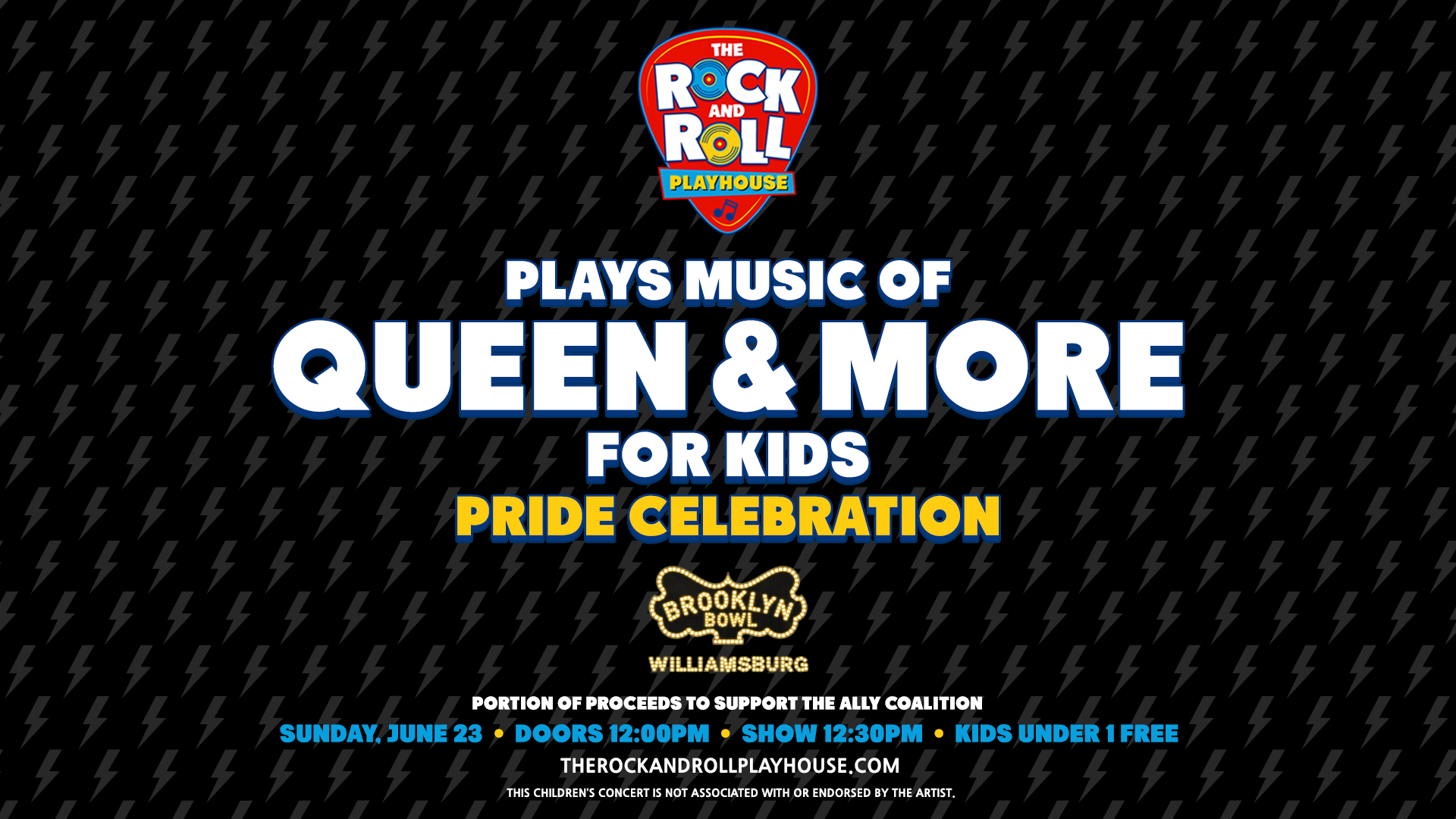 The Rock and Roll Playhouse plays the Music of Queen + More for Kids