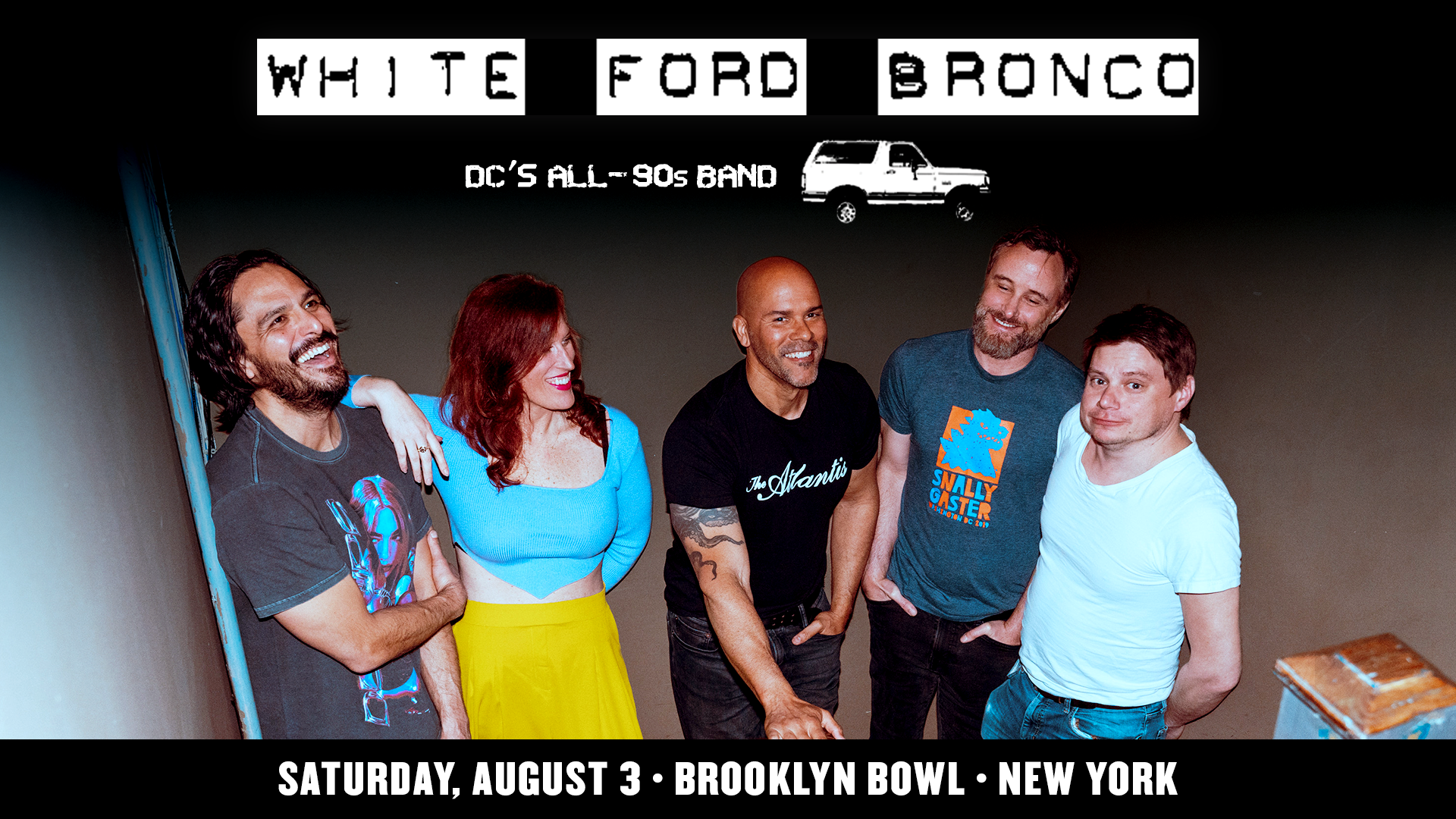White Ford Bronco