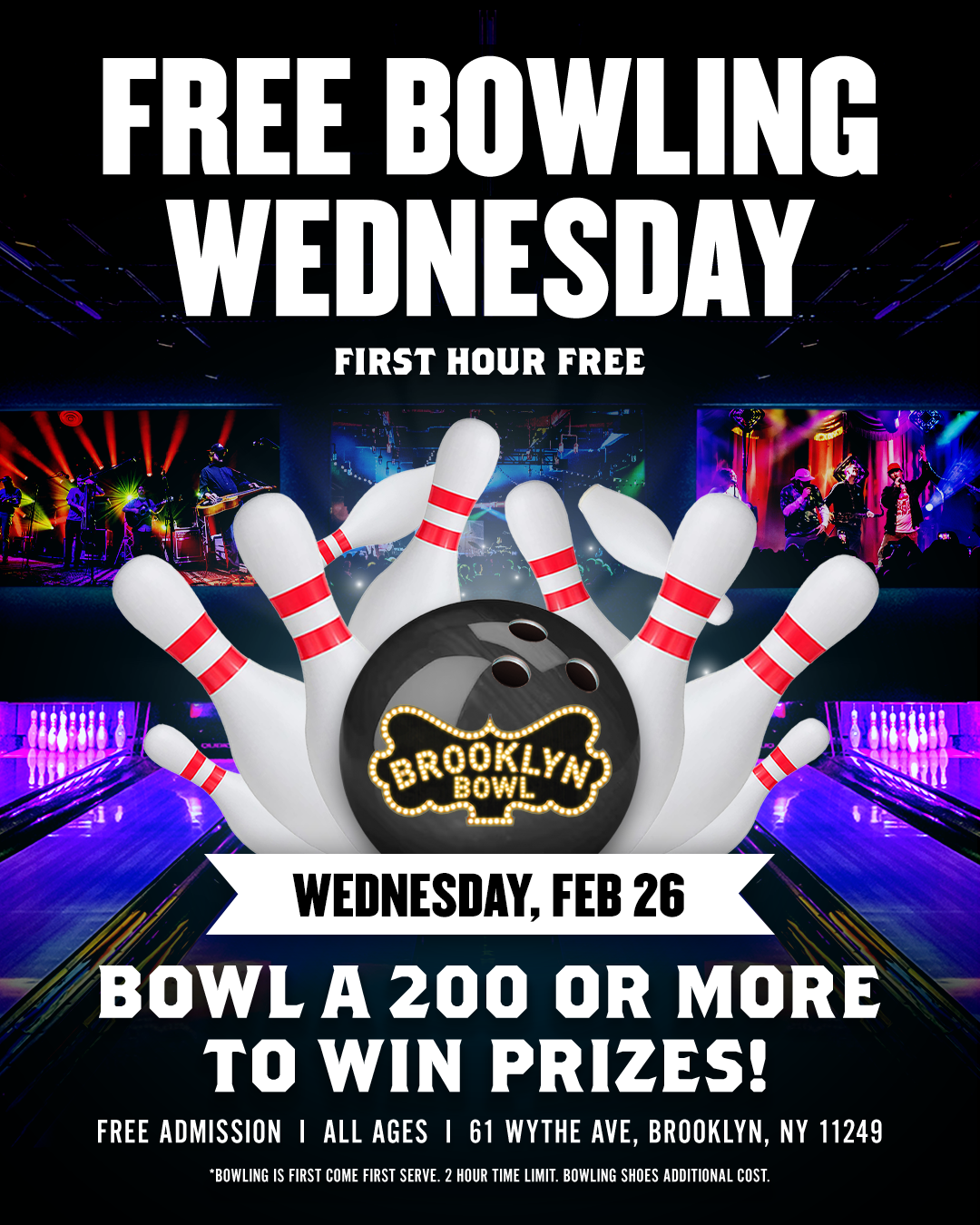 Free Bowling Wednesday: Open for Bowling!