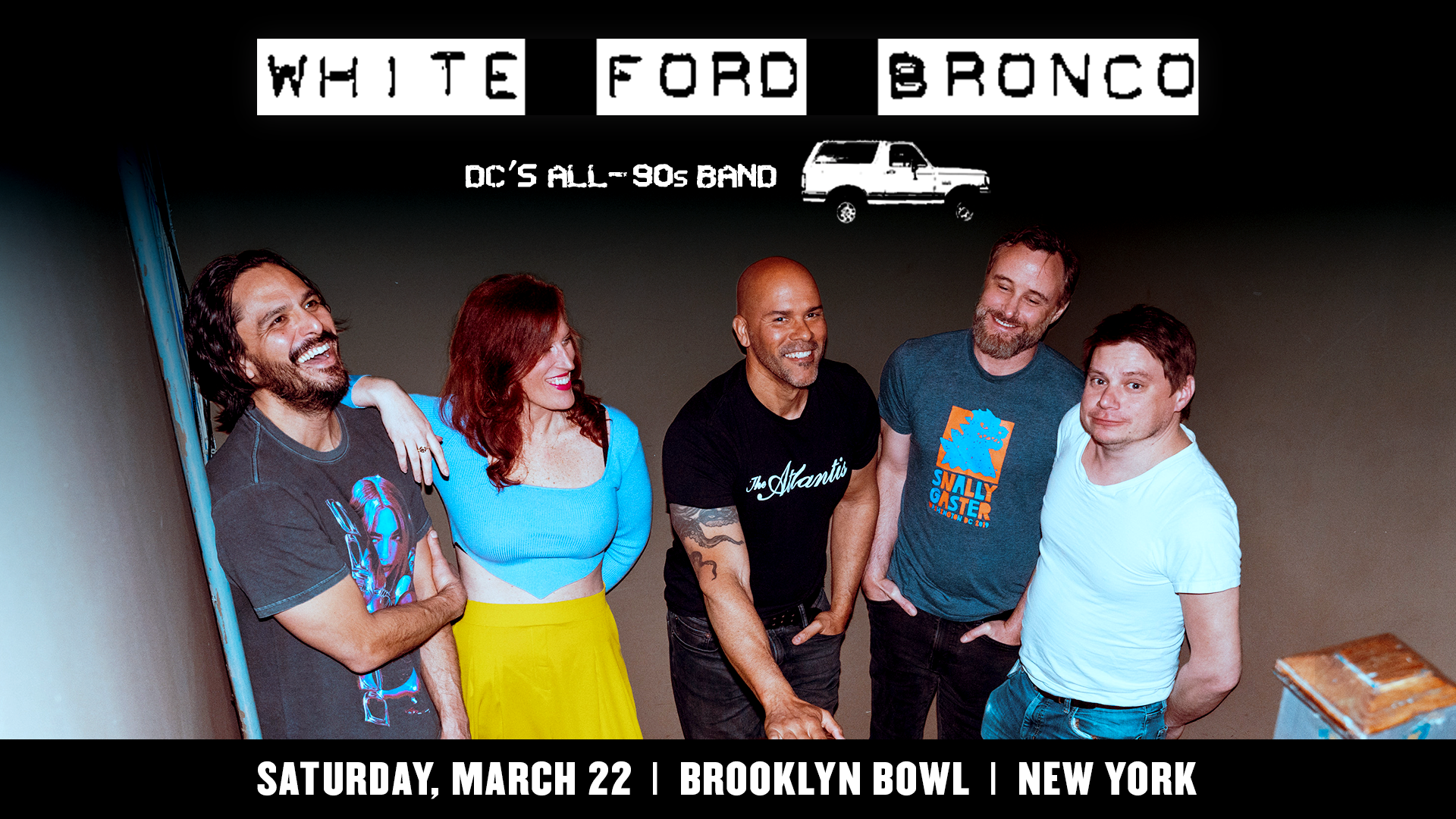 White Ford Bronco