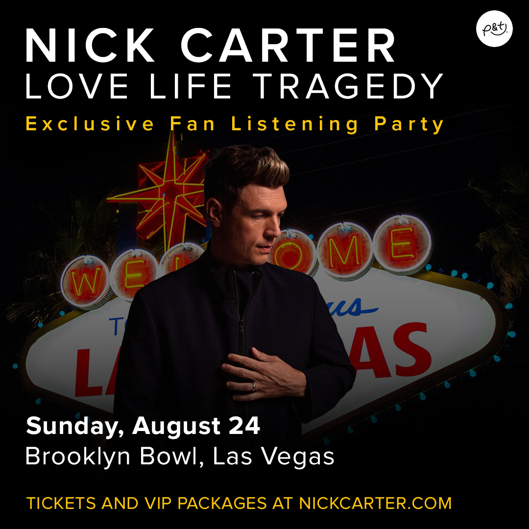 More Info for LOVE LIFE TRAGEDY An Exclusive Fan Listening Party with Nick Carter