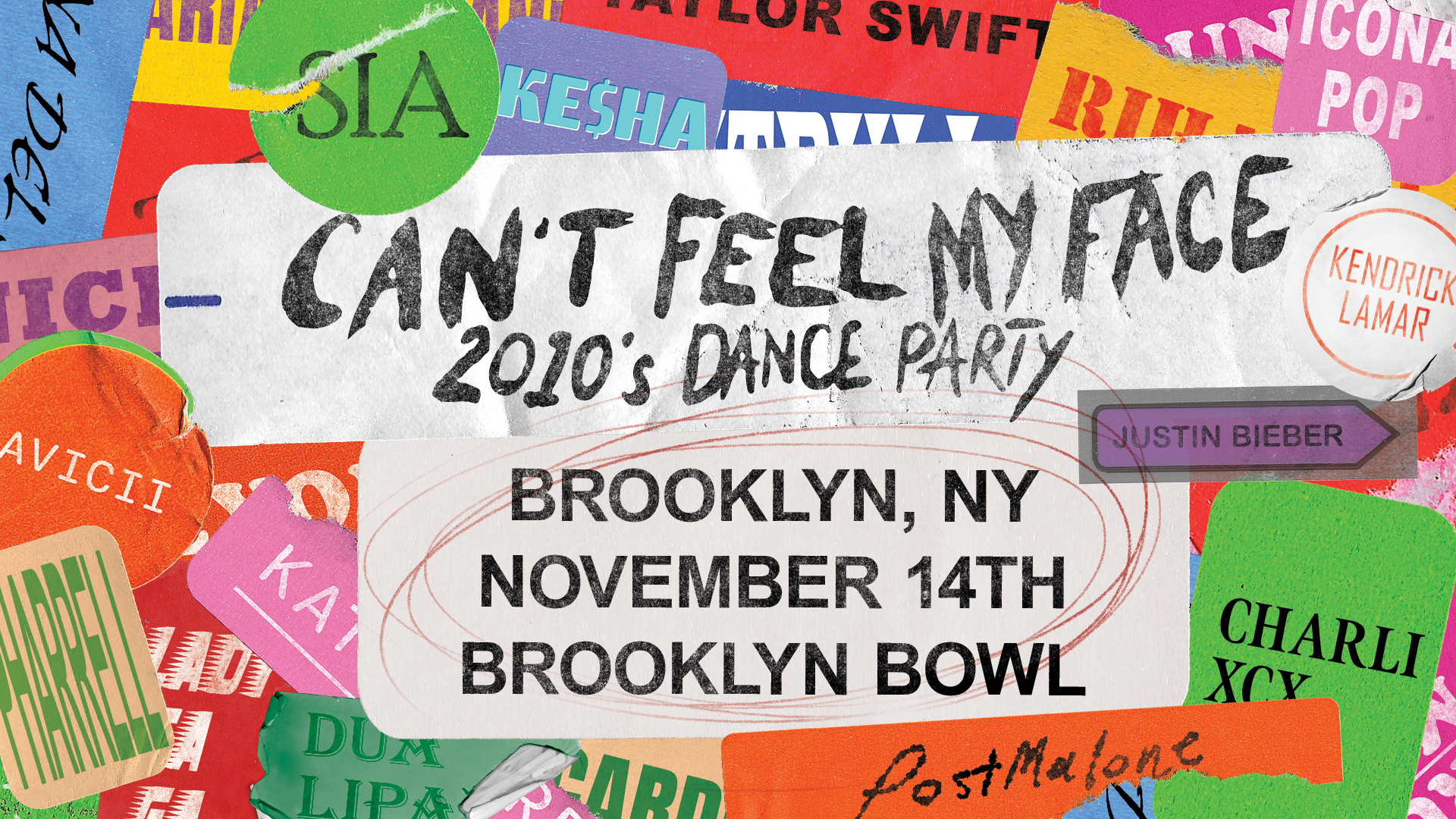 More Info for Can't Feel My Face: 2010s Dance Party