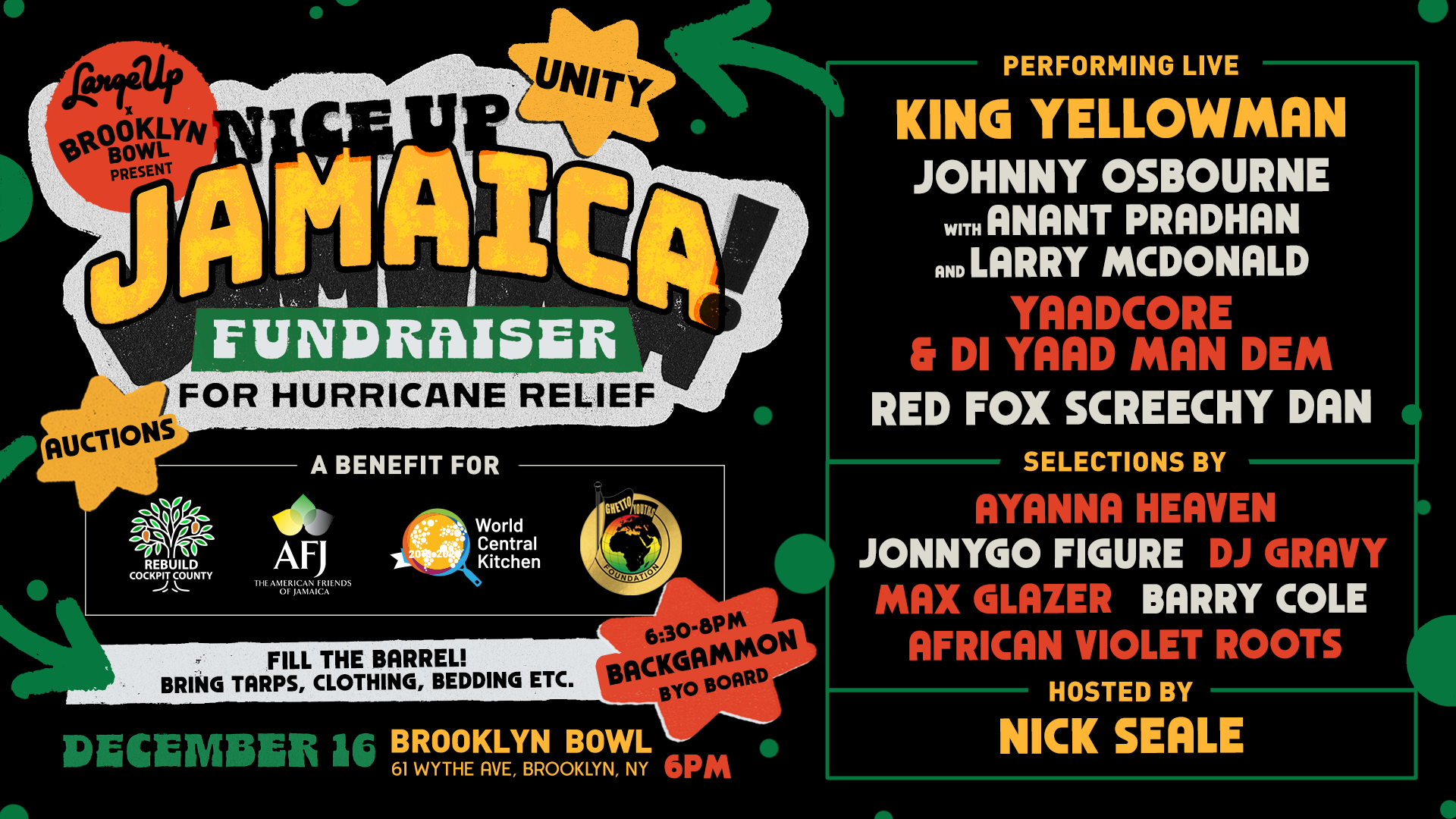 More Info for Nice Up Jamaica! A Fundraiser for Hurricane Relief