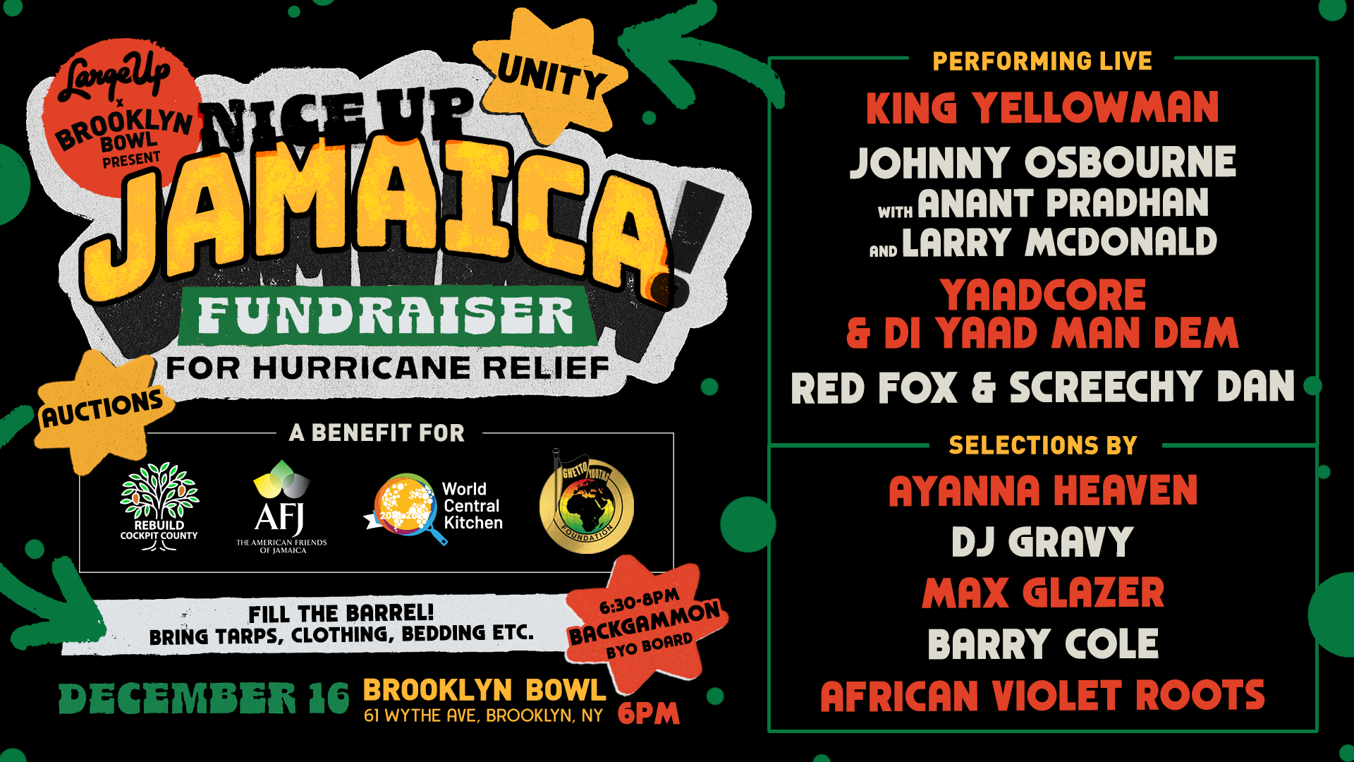 More Info for Nice Up Jamaica! A Fundraiser for Hurricane Relief