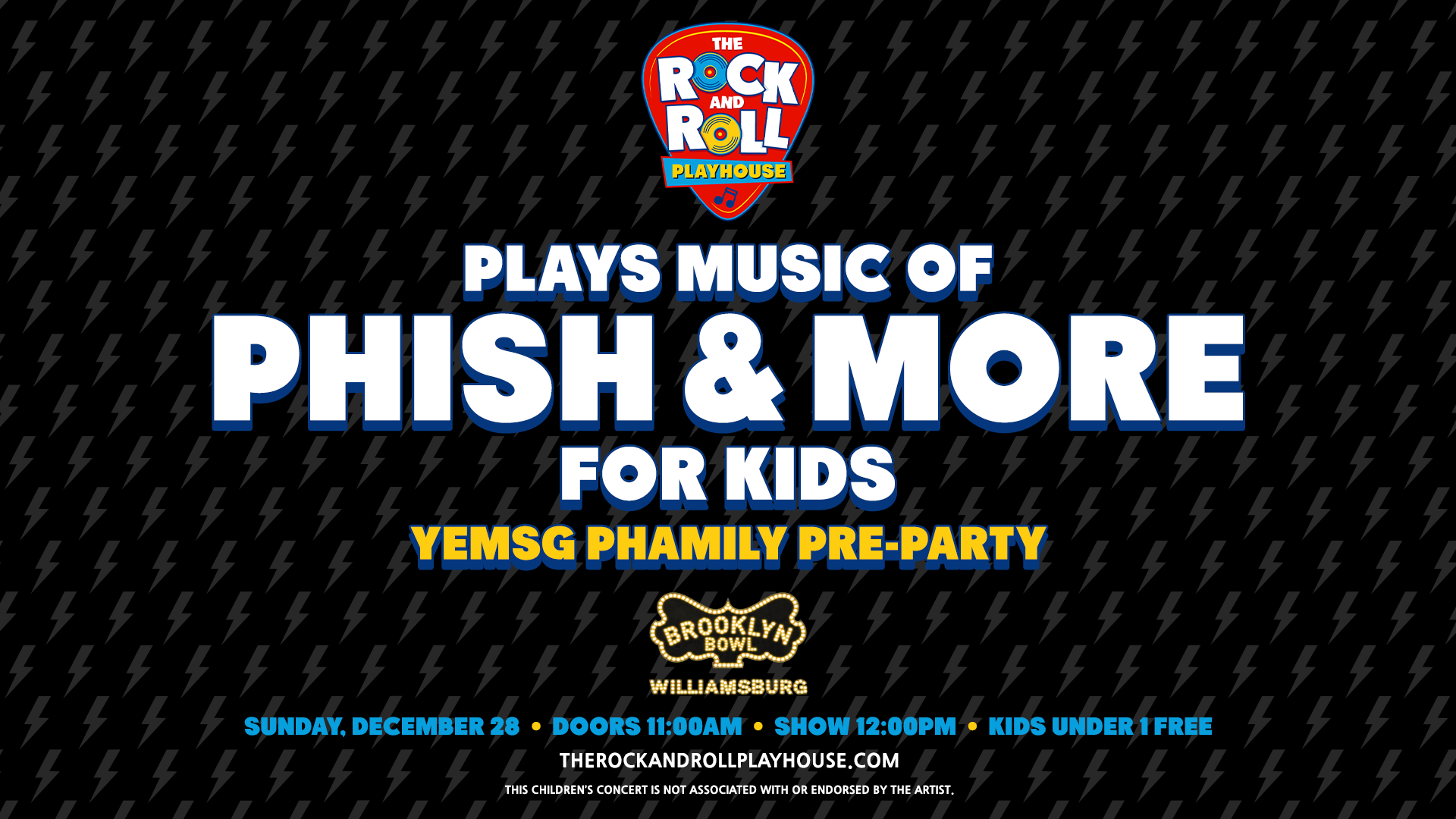 More Info for The Rock and Roll Playhouse plays Music of Phish + More for Kids