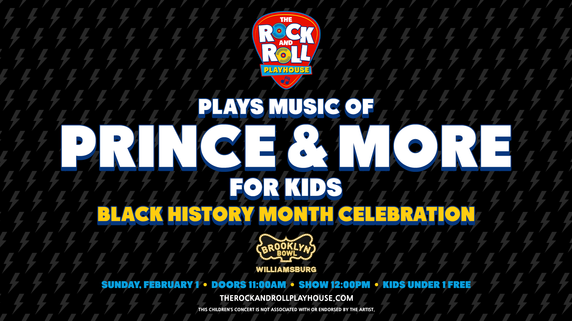 More Info for The Rock and Roll Playhouse Plays Music of Prince + More for Kids