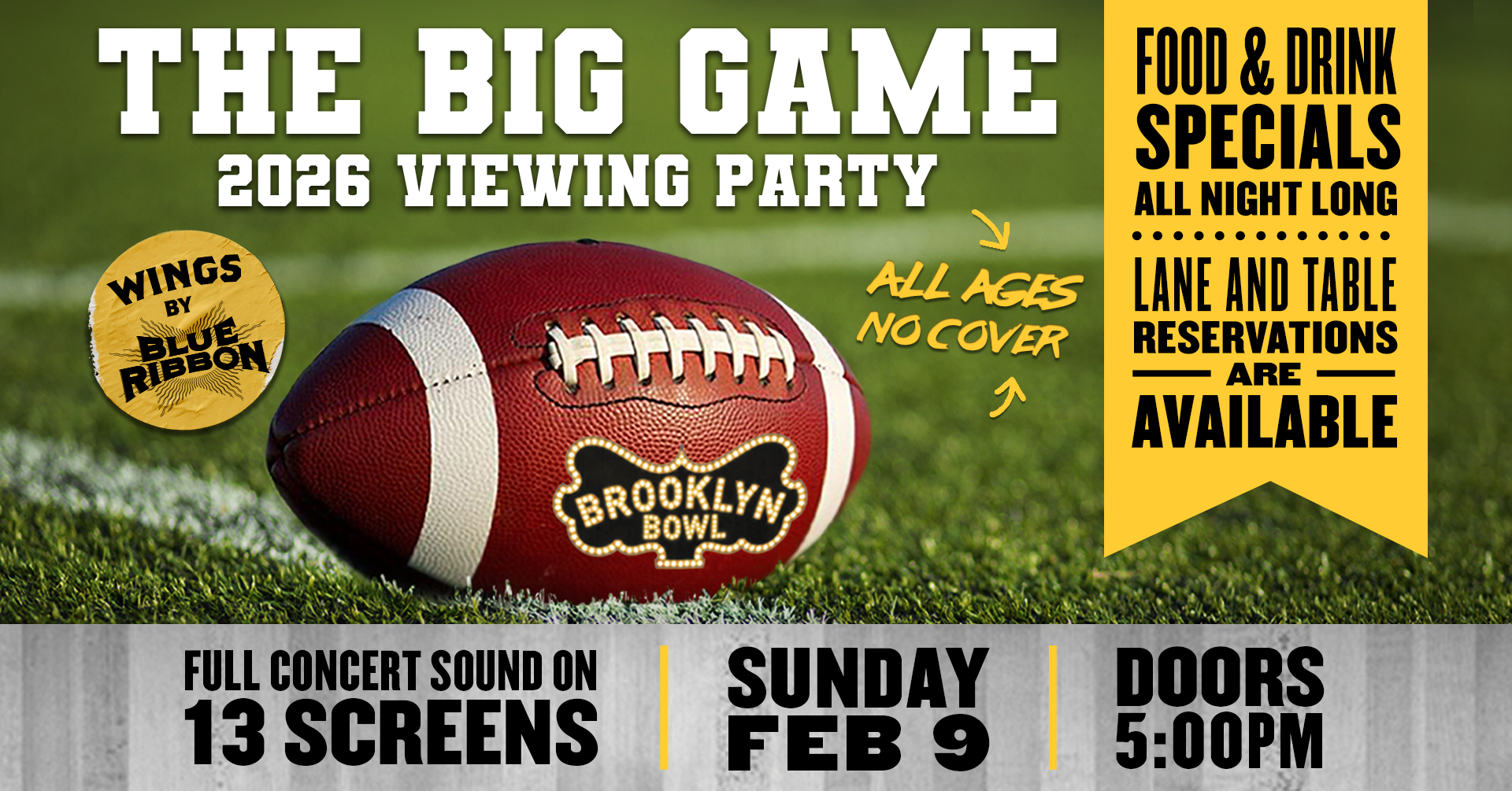 More Info for The Big Game - VIP Bowling Lanes