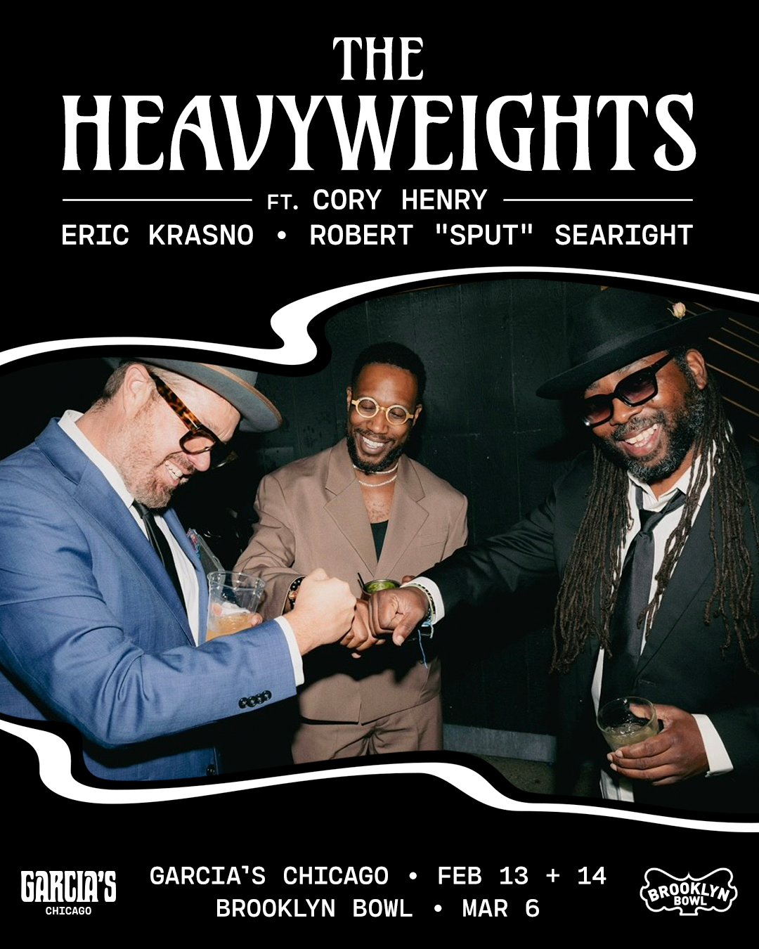 More Info for The Heavyweights ft. Cory Henry, Eric Krasno & Robert "Sput" Searight