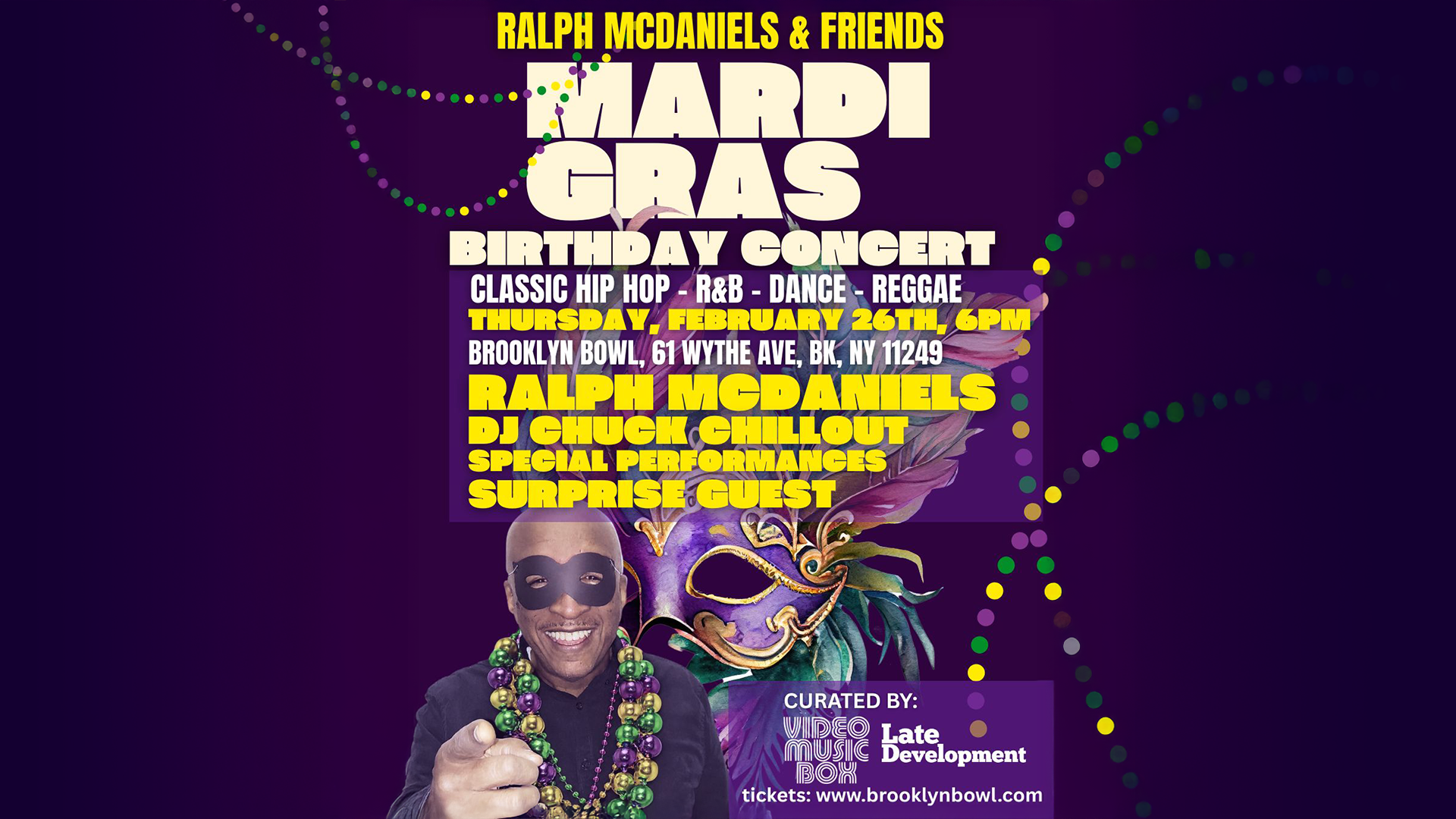 More Info for Ralph McDaniels & Friends Birthday Concert