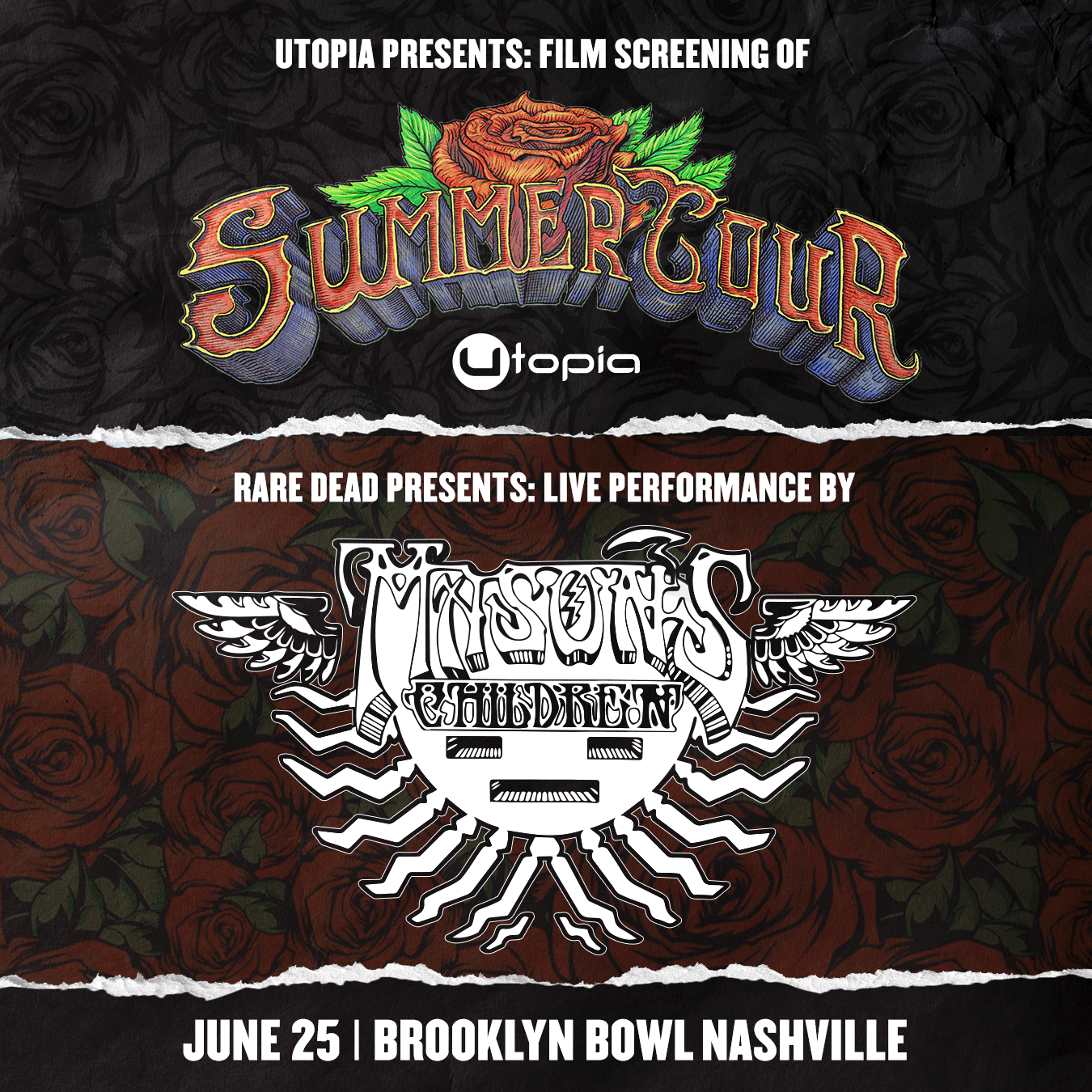 More Info for 'Summer Tour' Film Screening + Live Dead Performance by Mason's Children Presented by Rare Dead