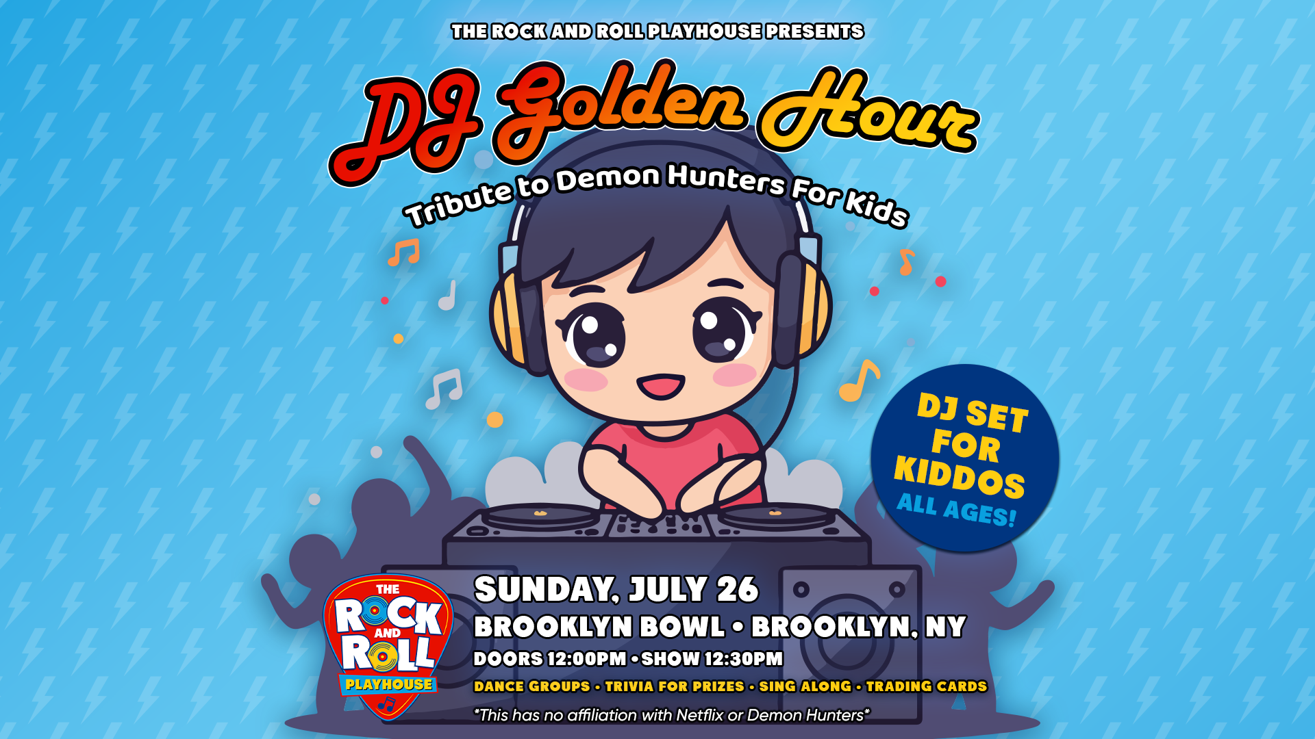 More Info for The Rock and Roll Playhouse Presents DJ Golden Hour