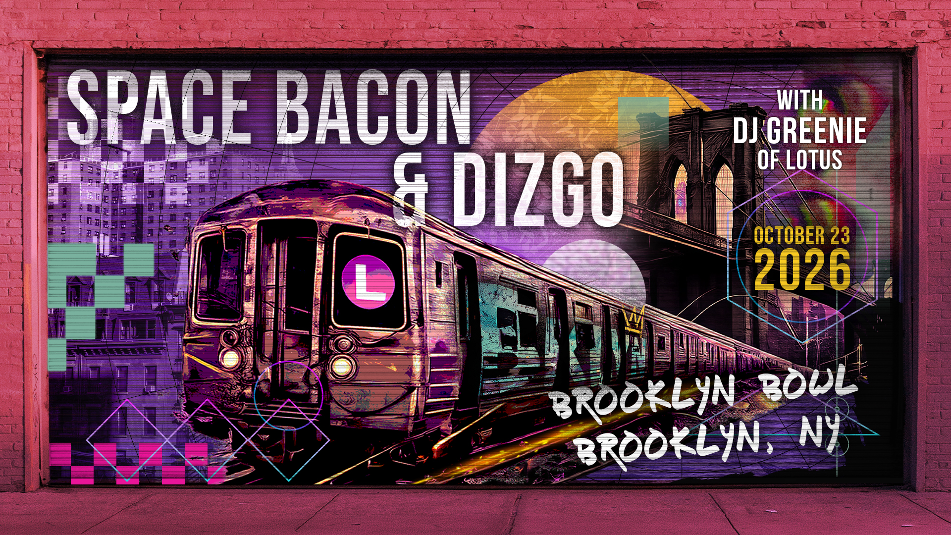 More Info for Space Bacon & Dizgo w/ DJ Greenie of Lotus