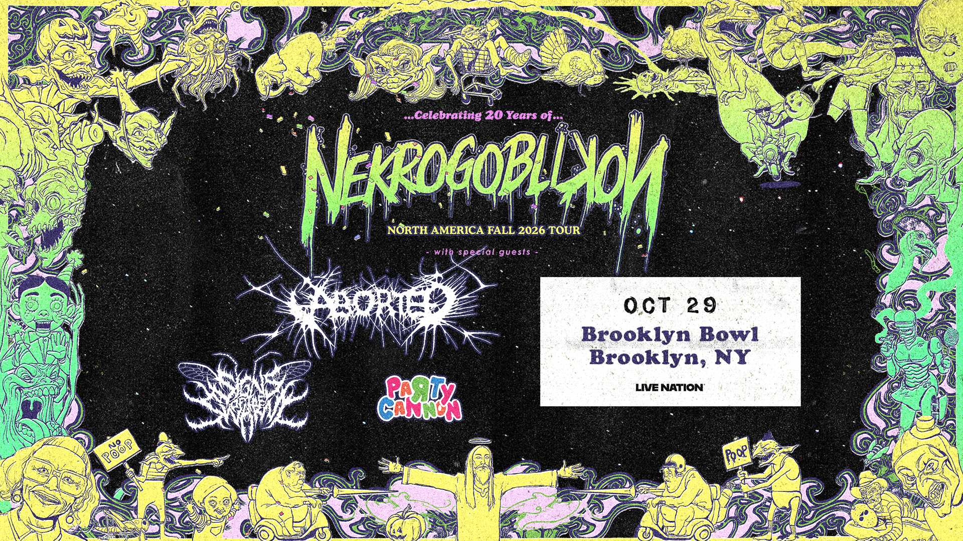 More Info for 20 Years of Nekrogoblikon with Special Guests Aborted
