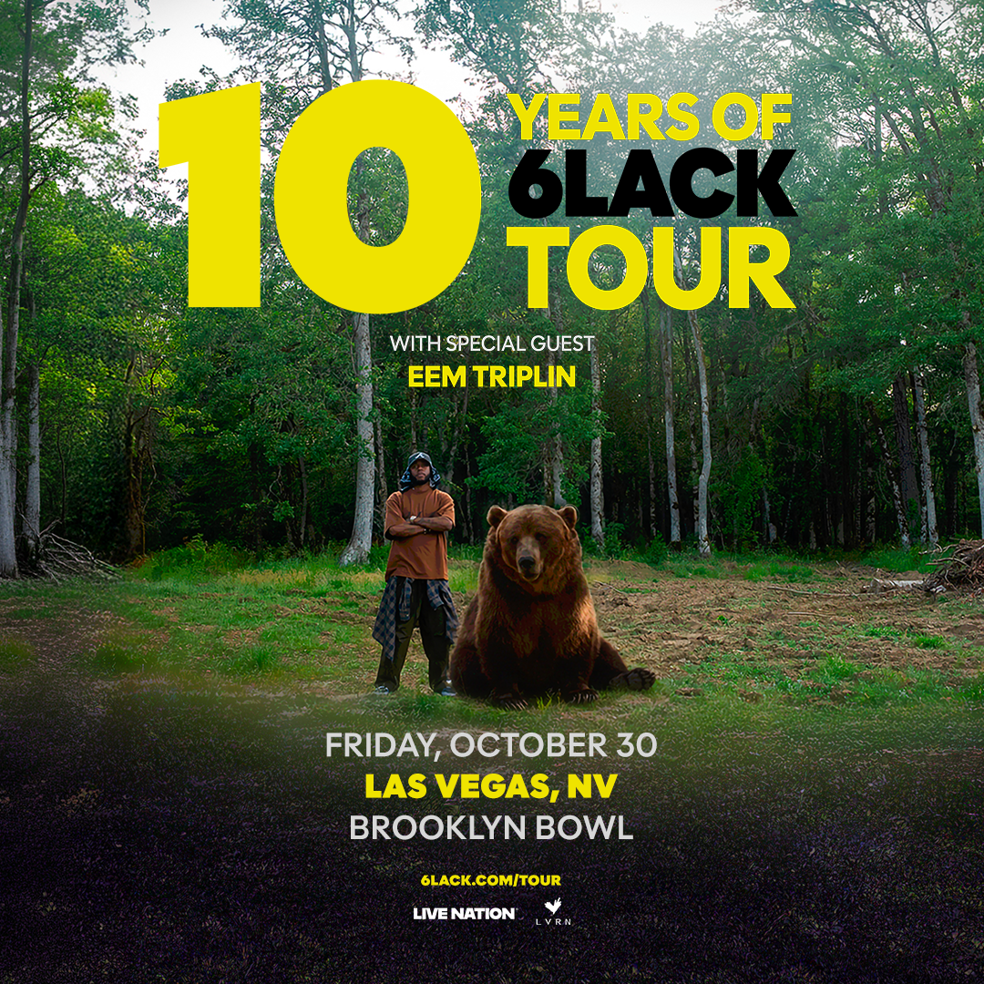 More Info for 10 Years of 6LACK Tour