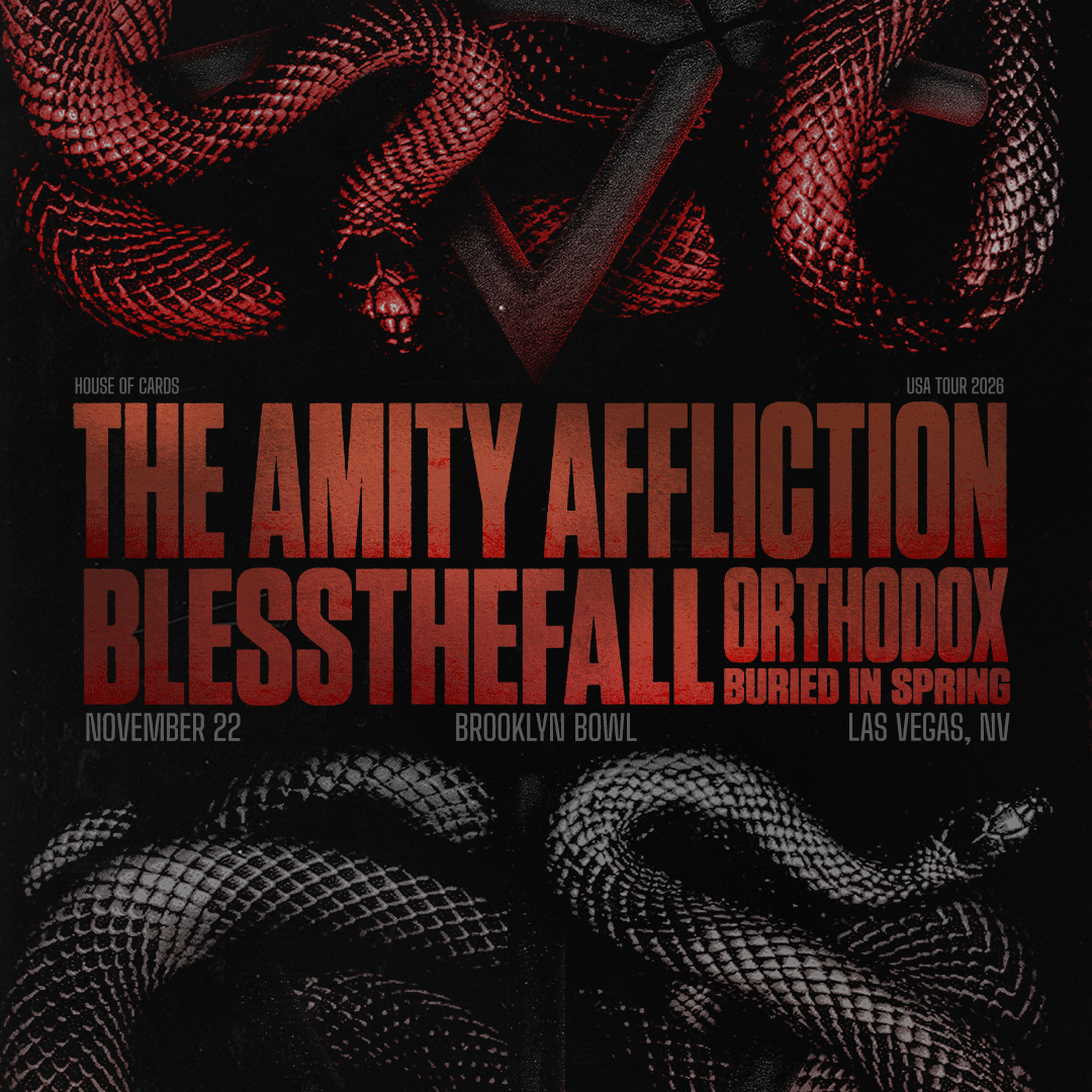 More Info for The Amity Affliction: HOUSE OF CARDS 2026