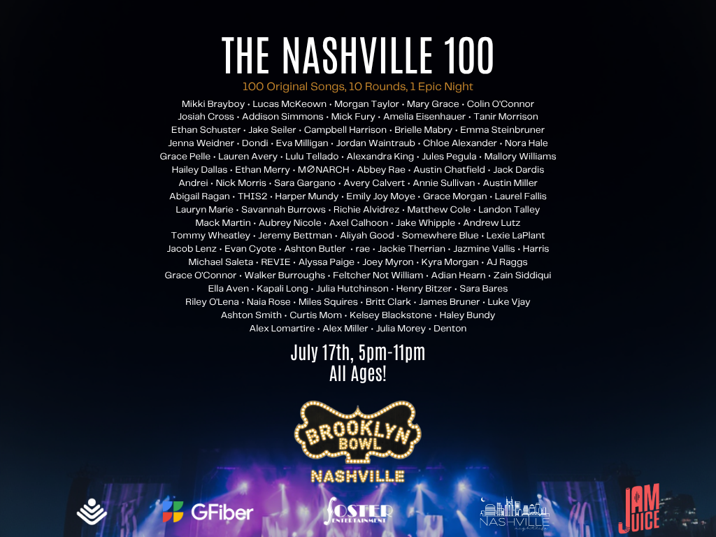 More Info for Foster Entertainment Presents: The Nashville 100