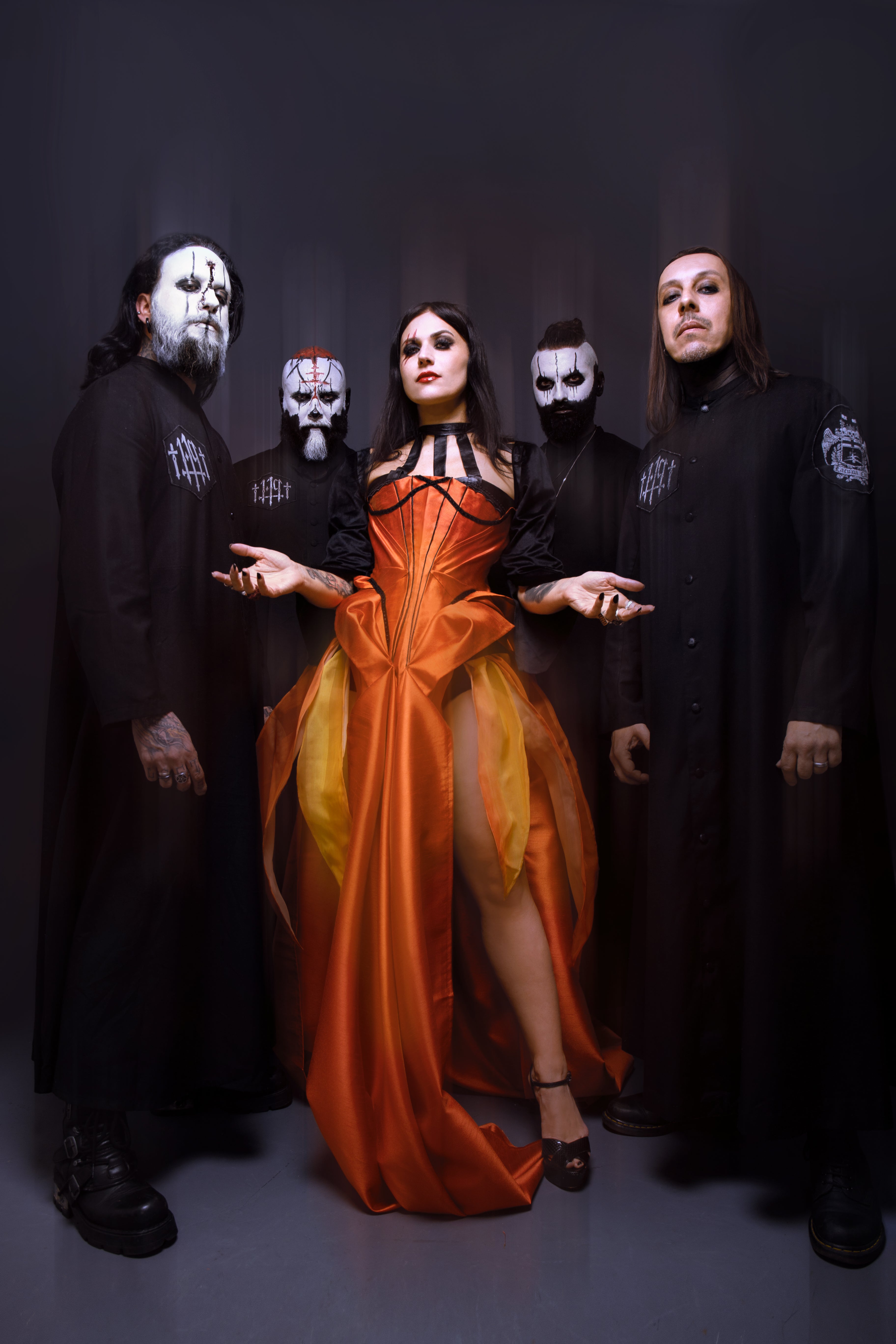 LACUNA COIL Promo Photo orange dress - cunene.jpg