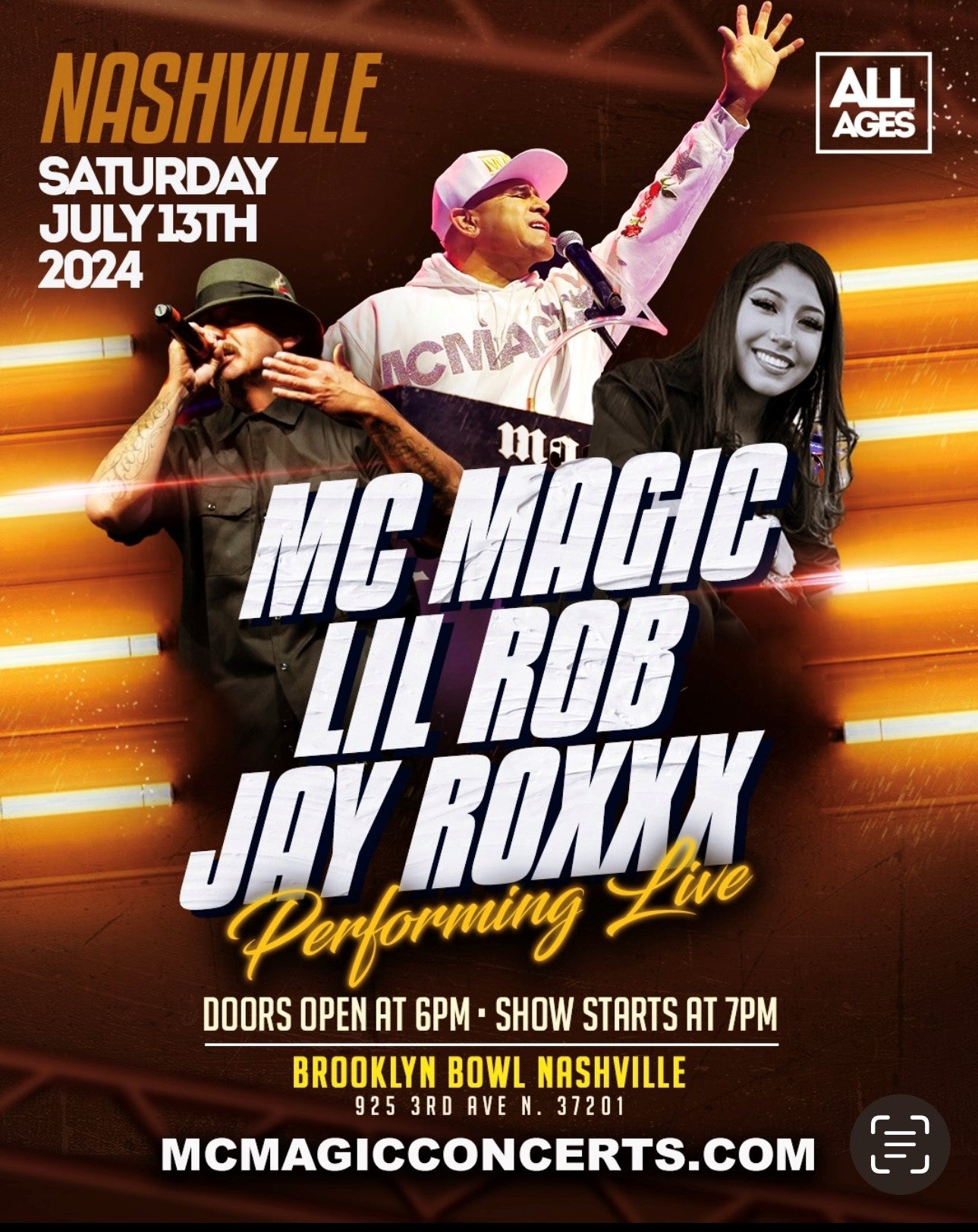 More Info for MC Magic, Lil' Rob, & Jay Roxxx