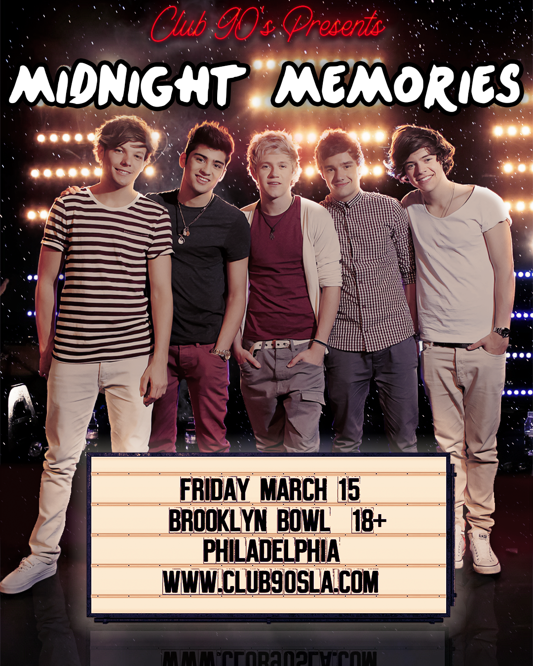 More Info for Club 90's Presents: 1D Night - Midnight Memories (18+)