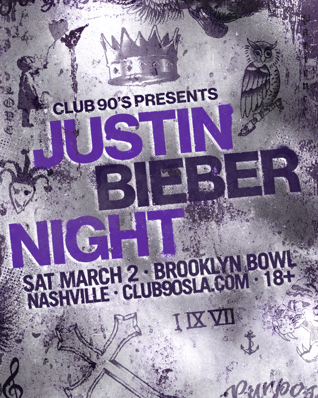 More Info for Club 90's Presents: Justin Bieber Night