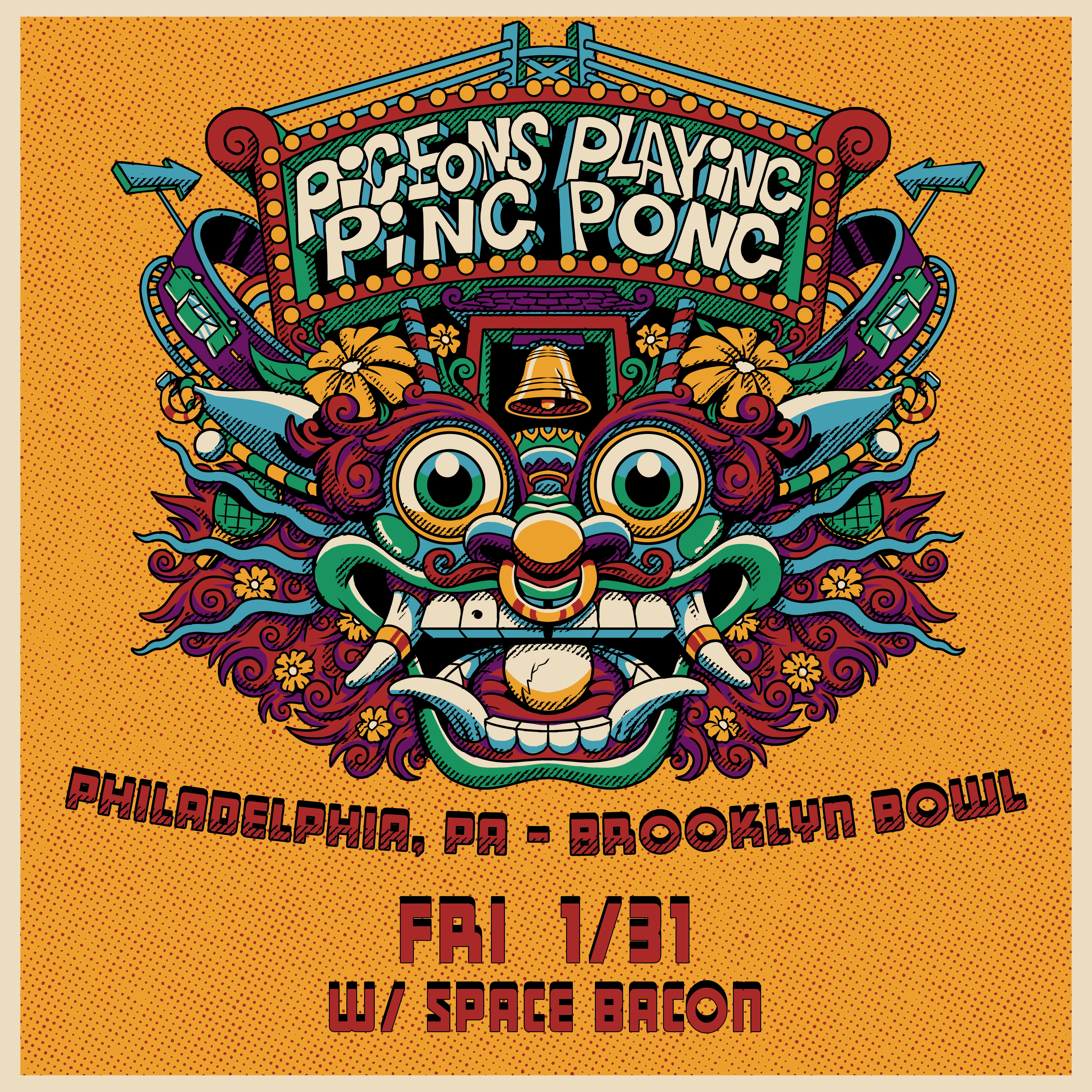 Pigeons Playing Ping Pong (21+)