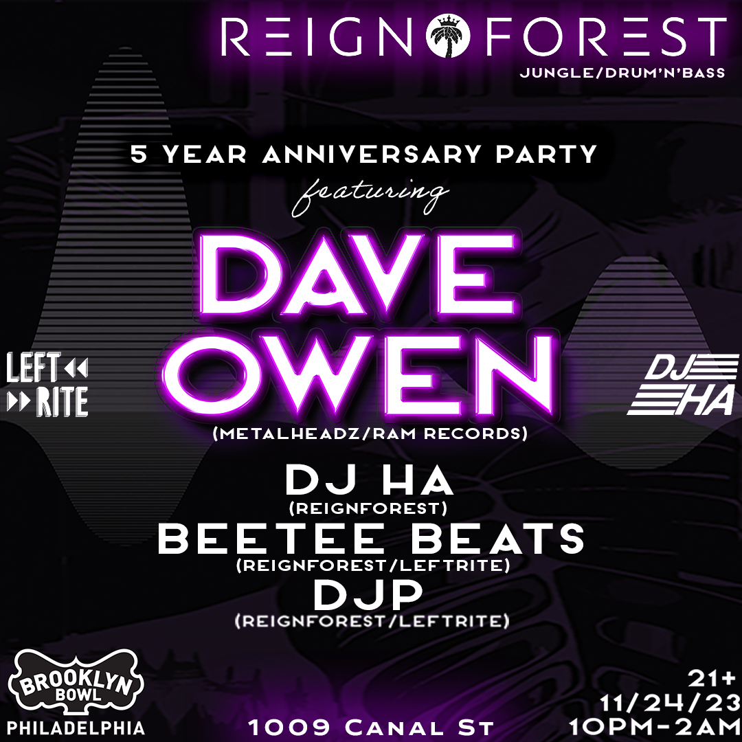 5 Year Anniversary Party with Dave Owen (21+)