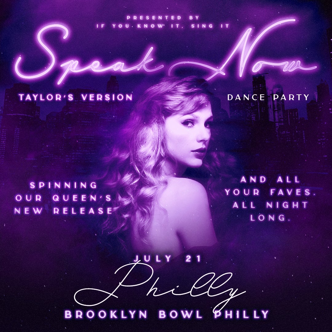 Taylor Swift Night (Speak Now Taylor's Version Edition) (21+)