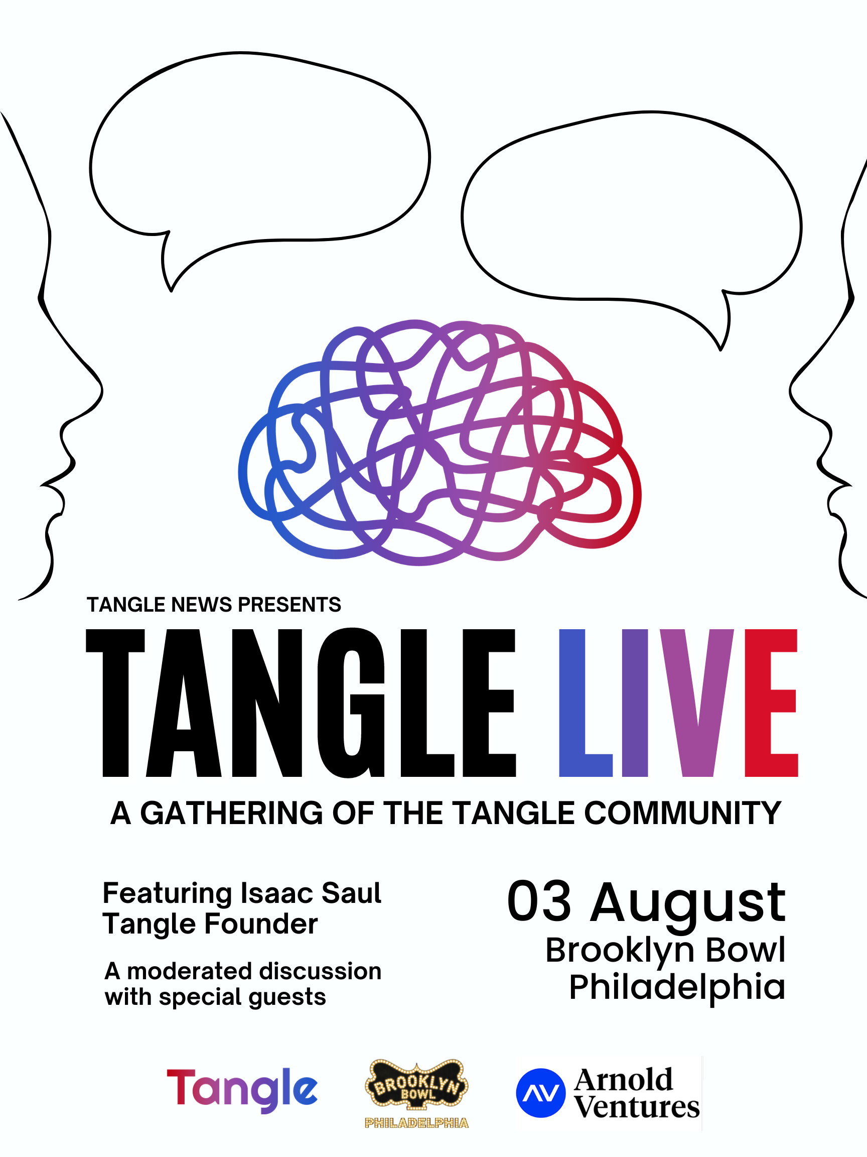 Tangle Live Ft. Tangle Founder Isaac Saul (21+)