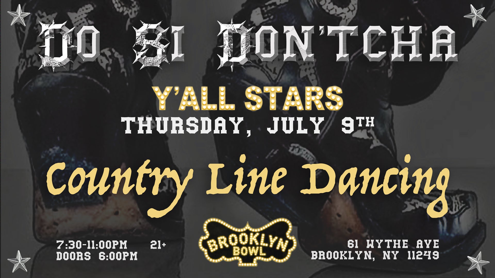 More Info for Do Si Don'tcha: Y'all Stars Country Line Dancing 