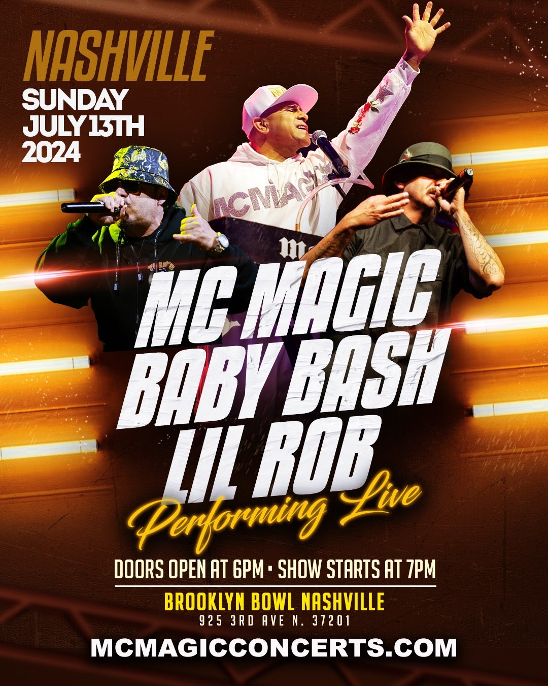 More Info for MC Magic, Baby Bash, & Lil' Rob