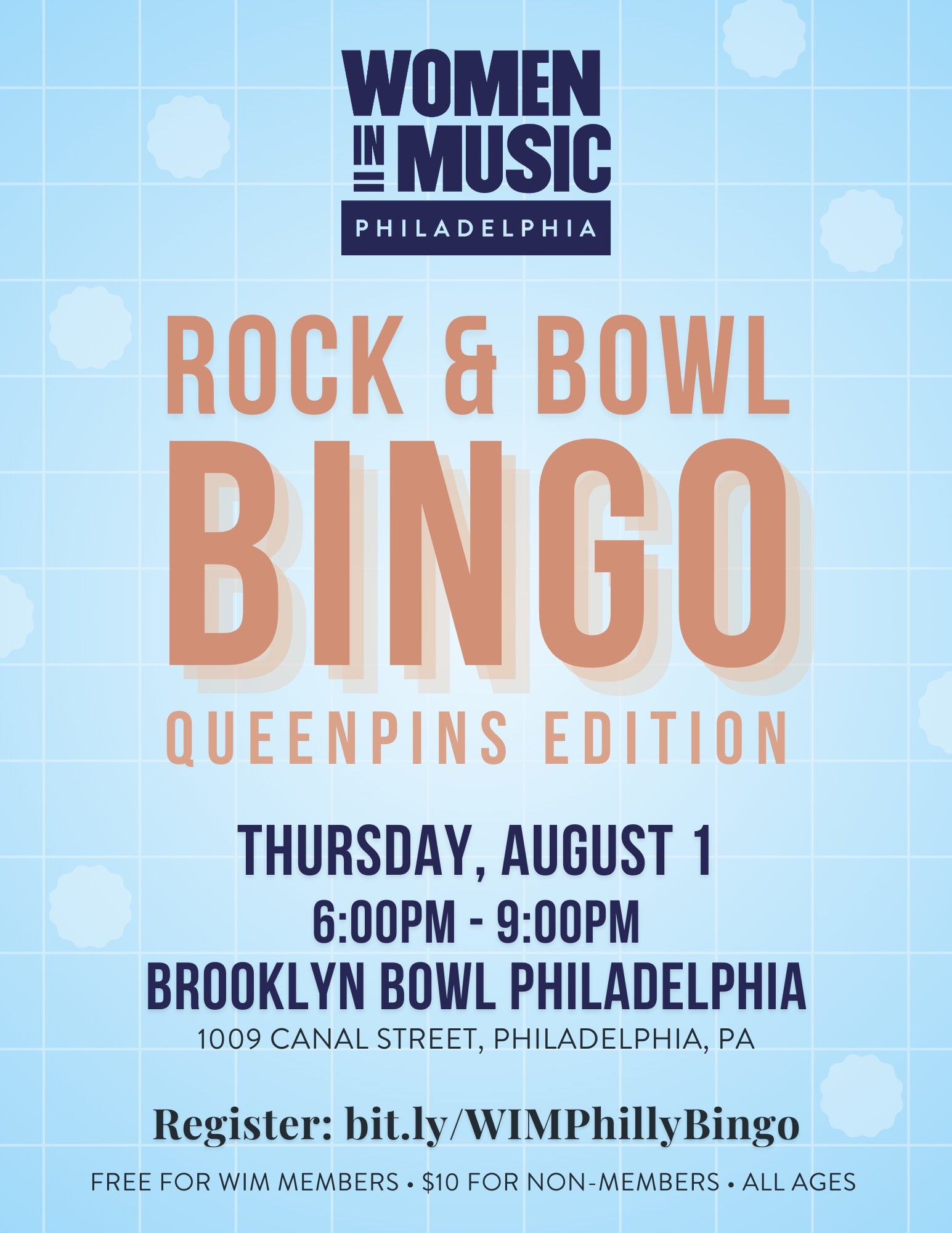 Rock and Bowl Bingo